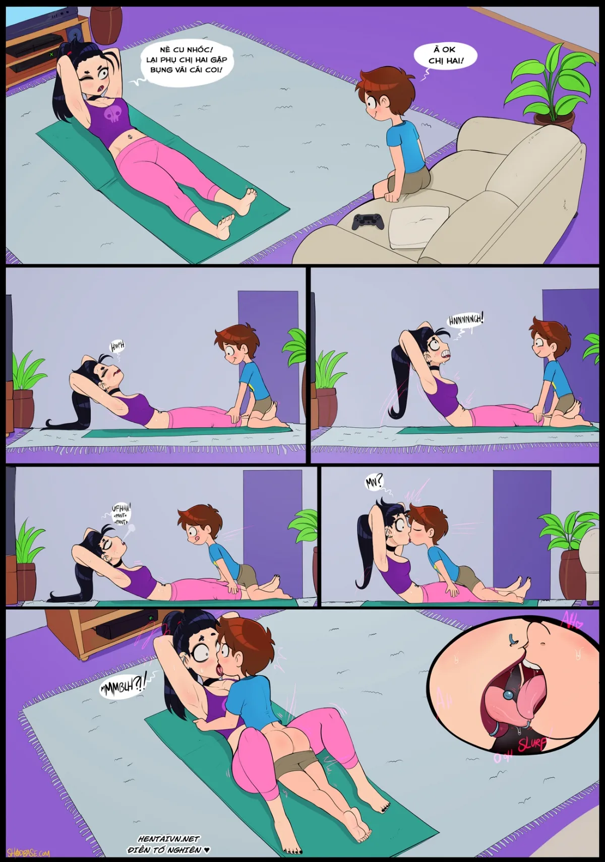 HentaiVN.net - Ảnh 3 - Mẹ Em Là FBI! [Shadman's FBI Mom] - Chap 9