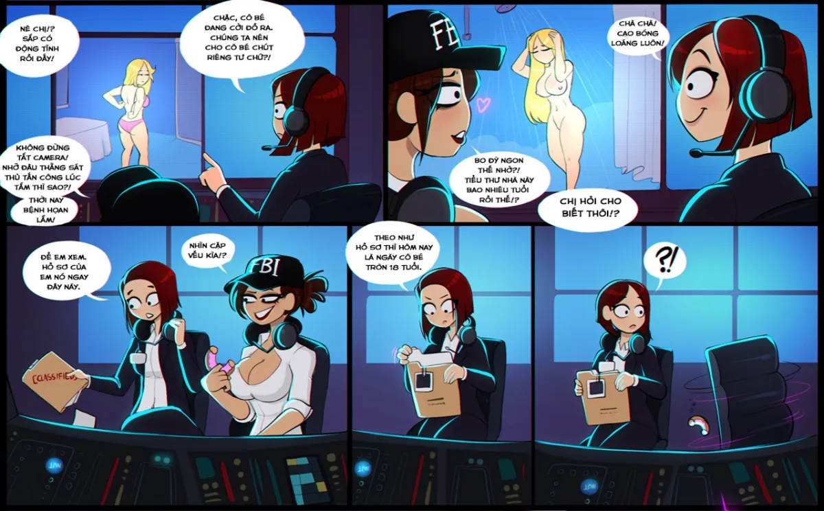 HentaiVN.net - Ảnh 3 - Mẹ Em Là FBI! [Shadman's FBI Mom] - Chap 12