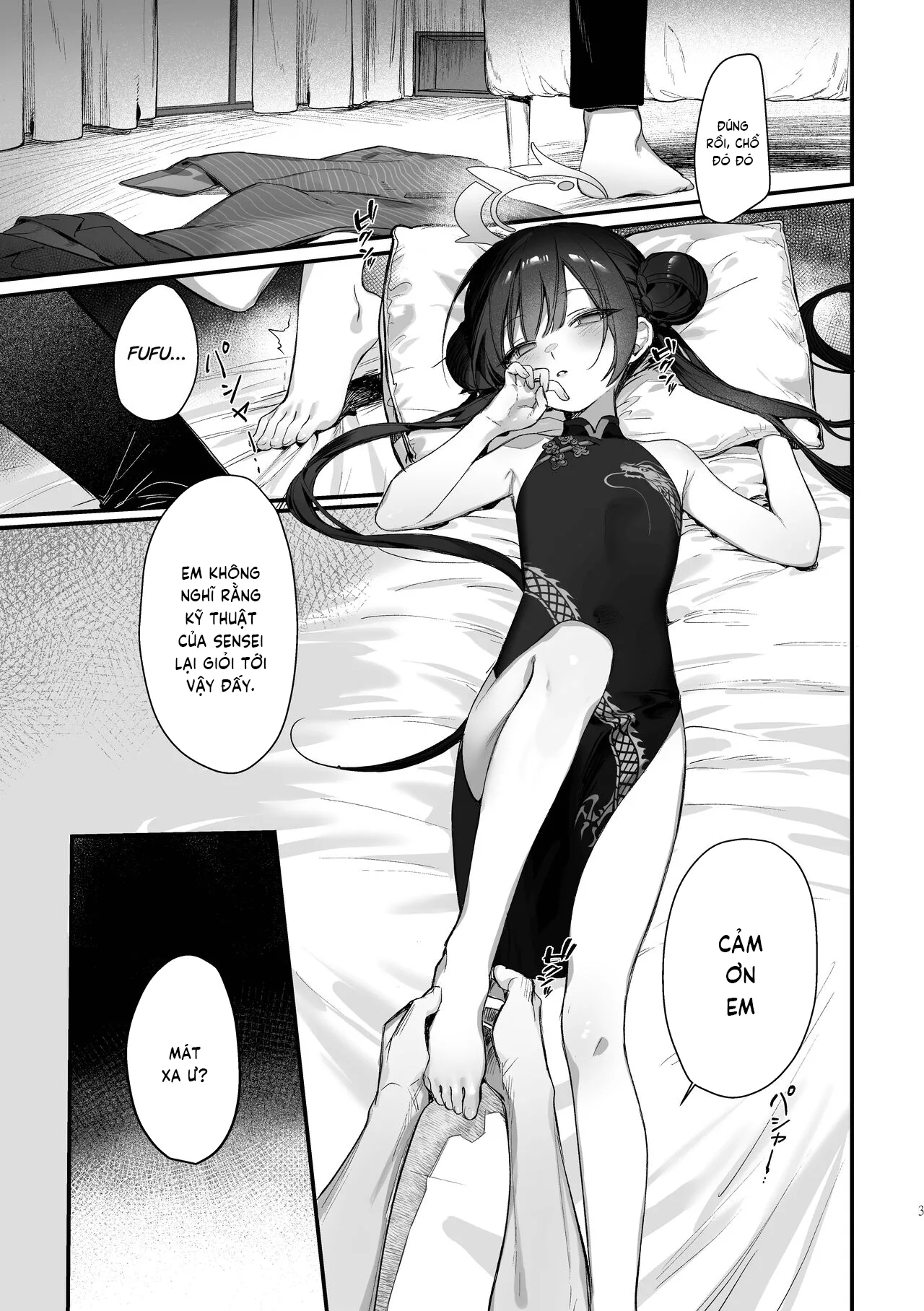 HentaiVN.net - Ảnh 3 - Cùng mát xa nào chủ tịch Kisaki!! - Chap 1