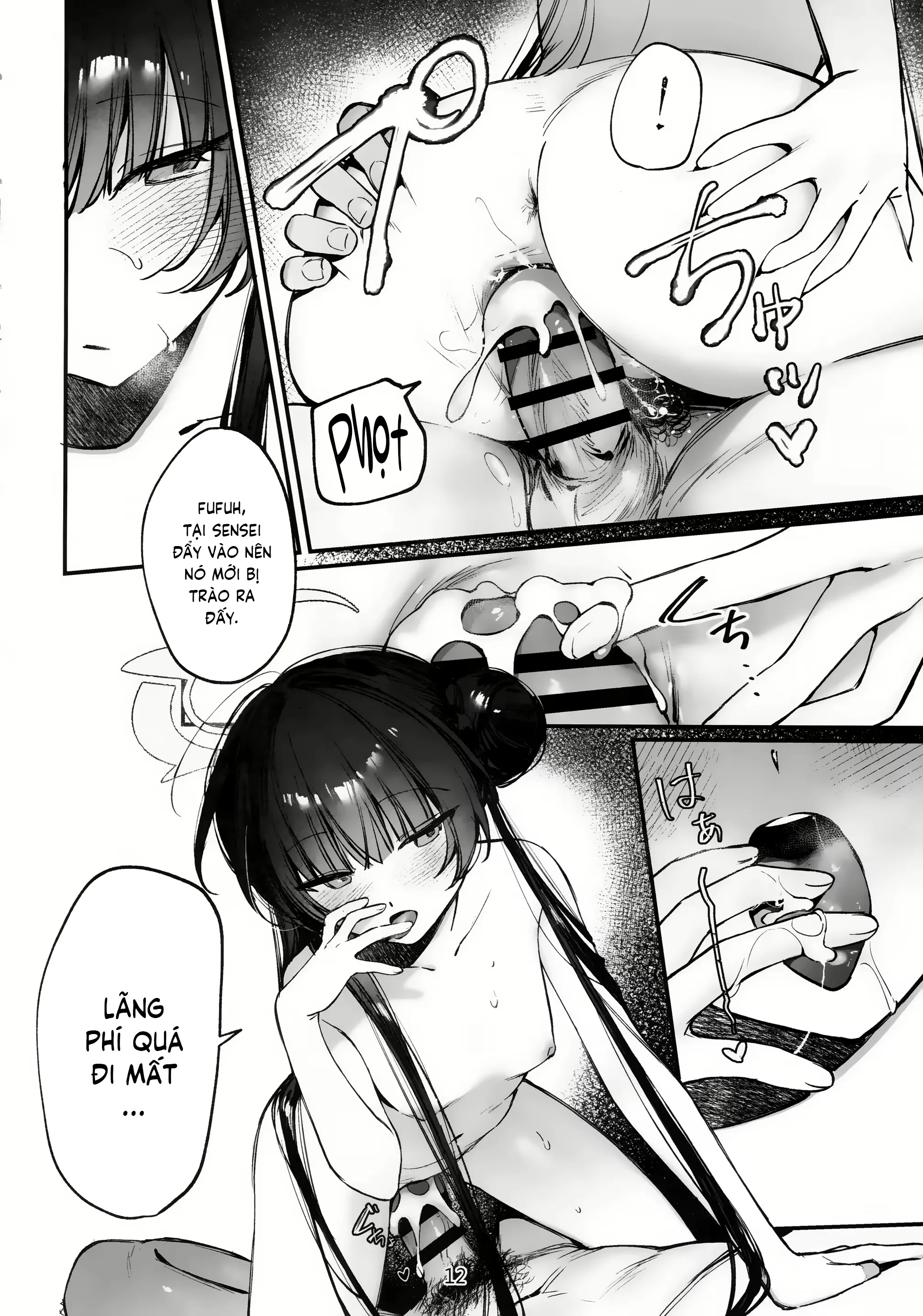 HentaiVN.net - Ảnh 11 - Cùng mát xa nào chủ tịch Kisaki!! - Chap 2