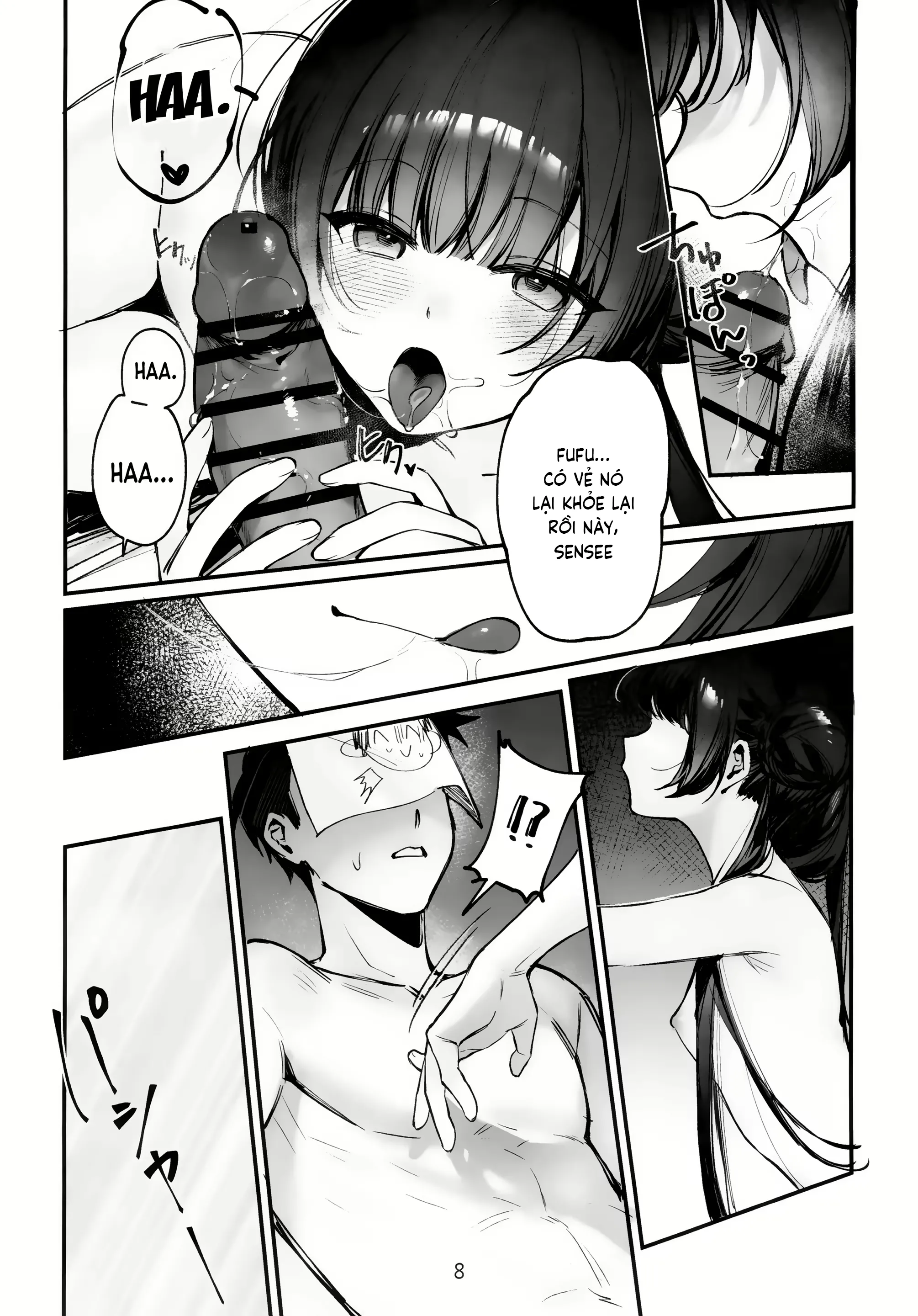 HentaiVN.net - Ảnh 7 - Cùng mát xa nào chủ tịch Kisaki!! - Chap 2