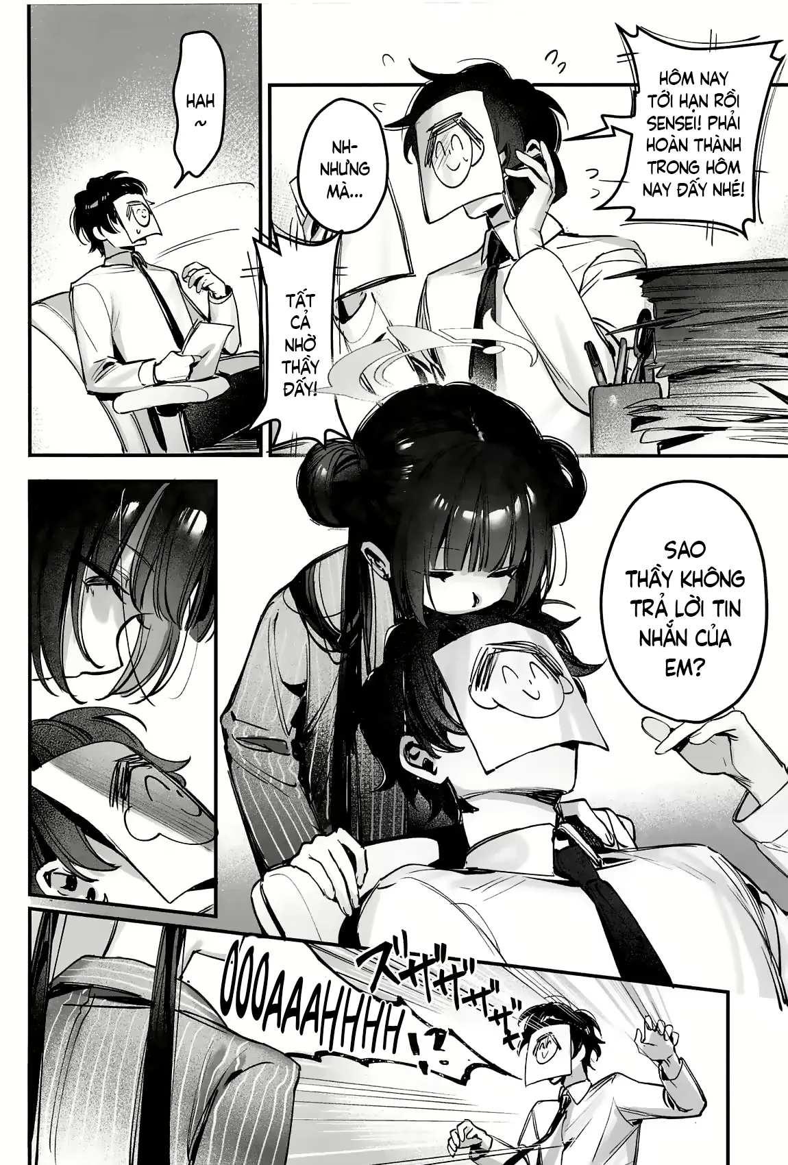HentaiVN.net - Ảnh 6 - Cùng mát xa nào chủ tịch Kisaki!! - Chap 3