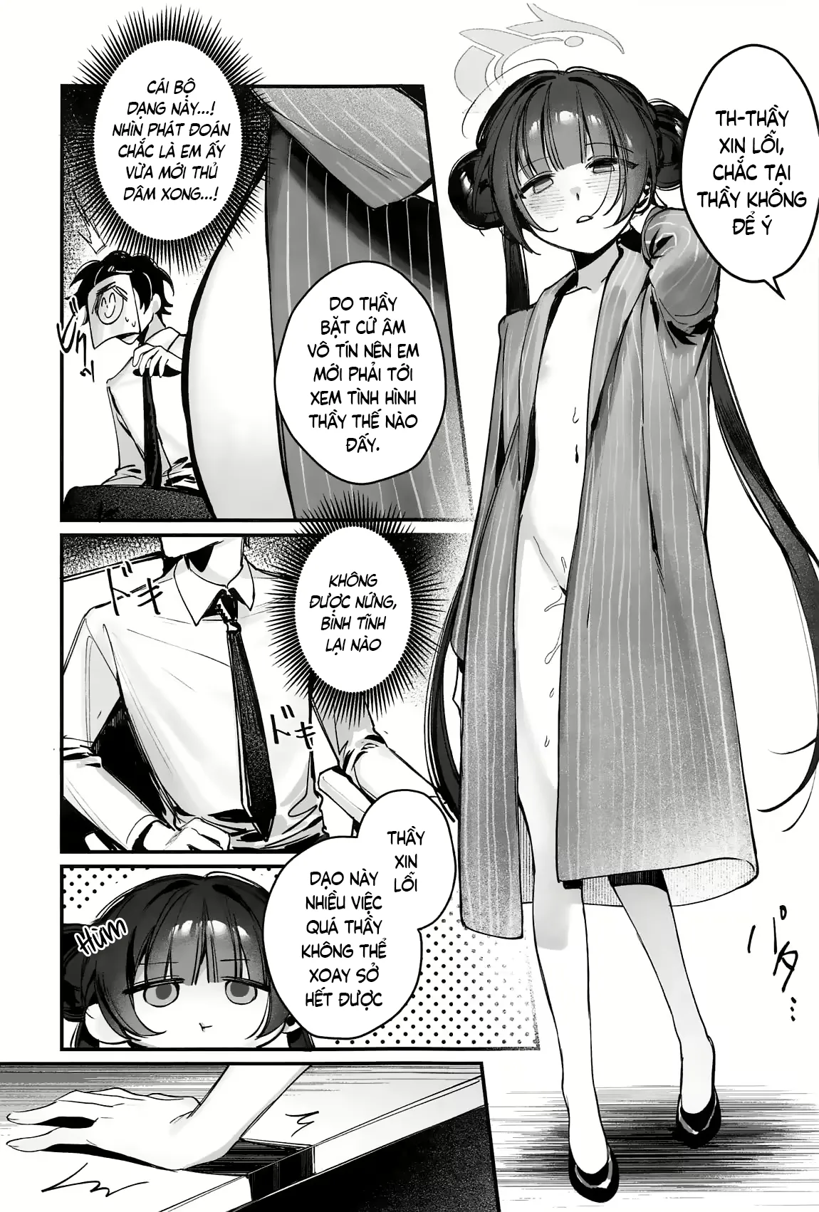 HentaiVN.net - Ảnh 7 - Cùng mát xa nào chủ tịch Kisaki!! - Chap 3