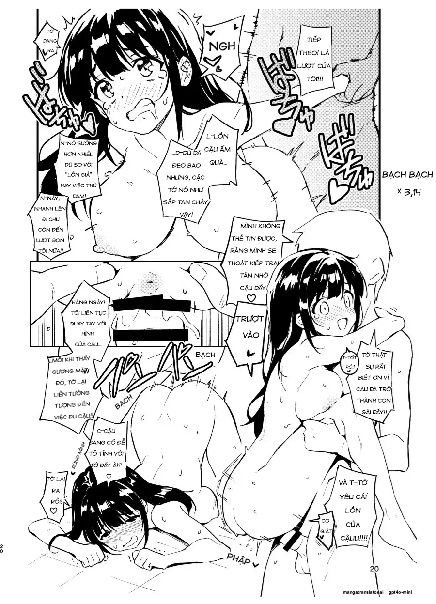 HentaiVN.net - Ảnh 20 - Miễn là tôi không có thai trong 1 tháng, tôi sẽ trở lại là con trai! - Chap 2