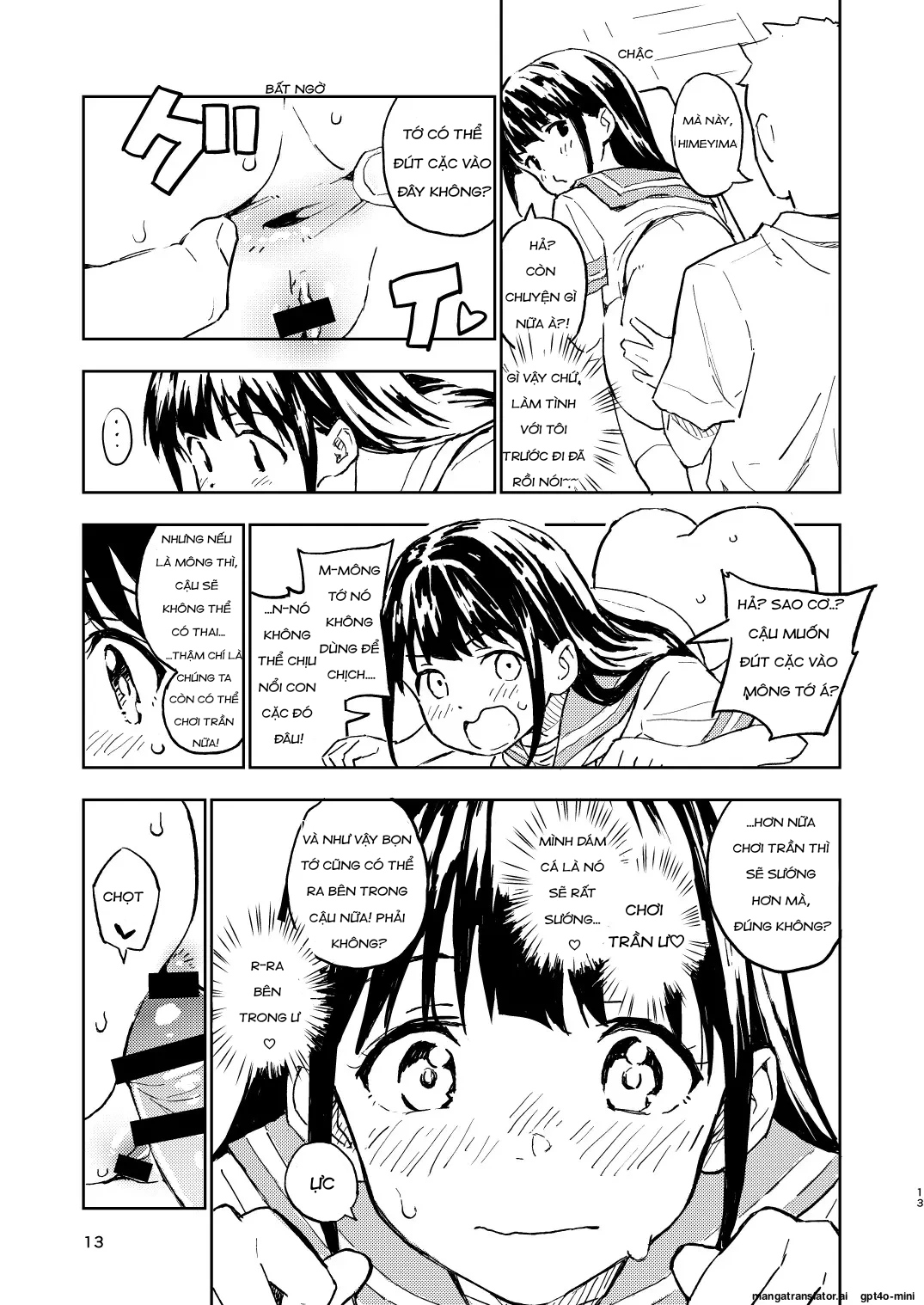 HentaiVN.net - Ảnh 14 - Miễn là tôi không có thai trong 1 tháng, tôi sẽ trở lại là con trai! - Chap 3