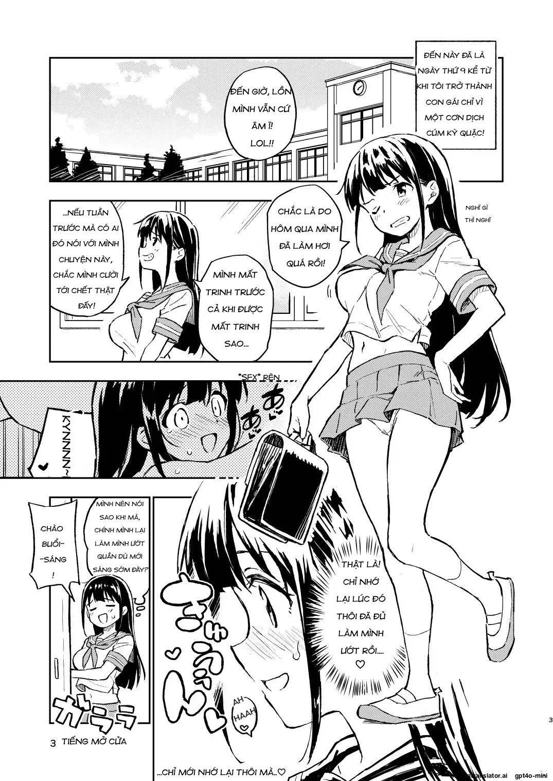 HentaiVN.net - Ảnh 4 - Miễn là tôi không có thai trong 1 tháng, tôi sẽ trở lại là con trai! - Chap 3