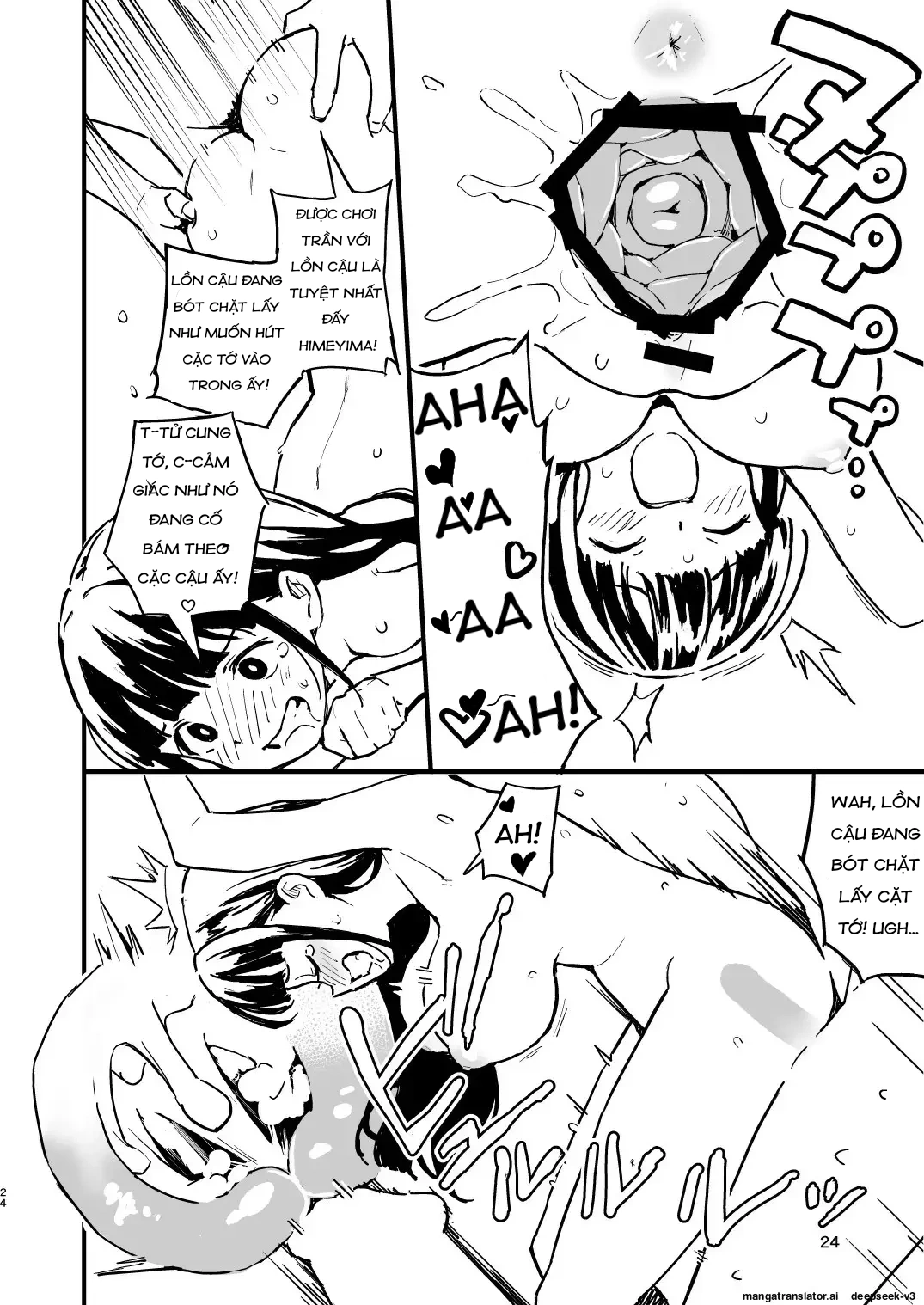 HentaiVN.net - Ảnh 24 - Miễn là tôi không có thai trong 1 tháng, tôi sẽ trở lại là con trai! - Chap 4