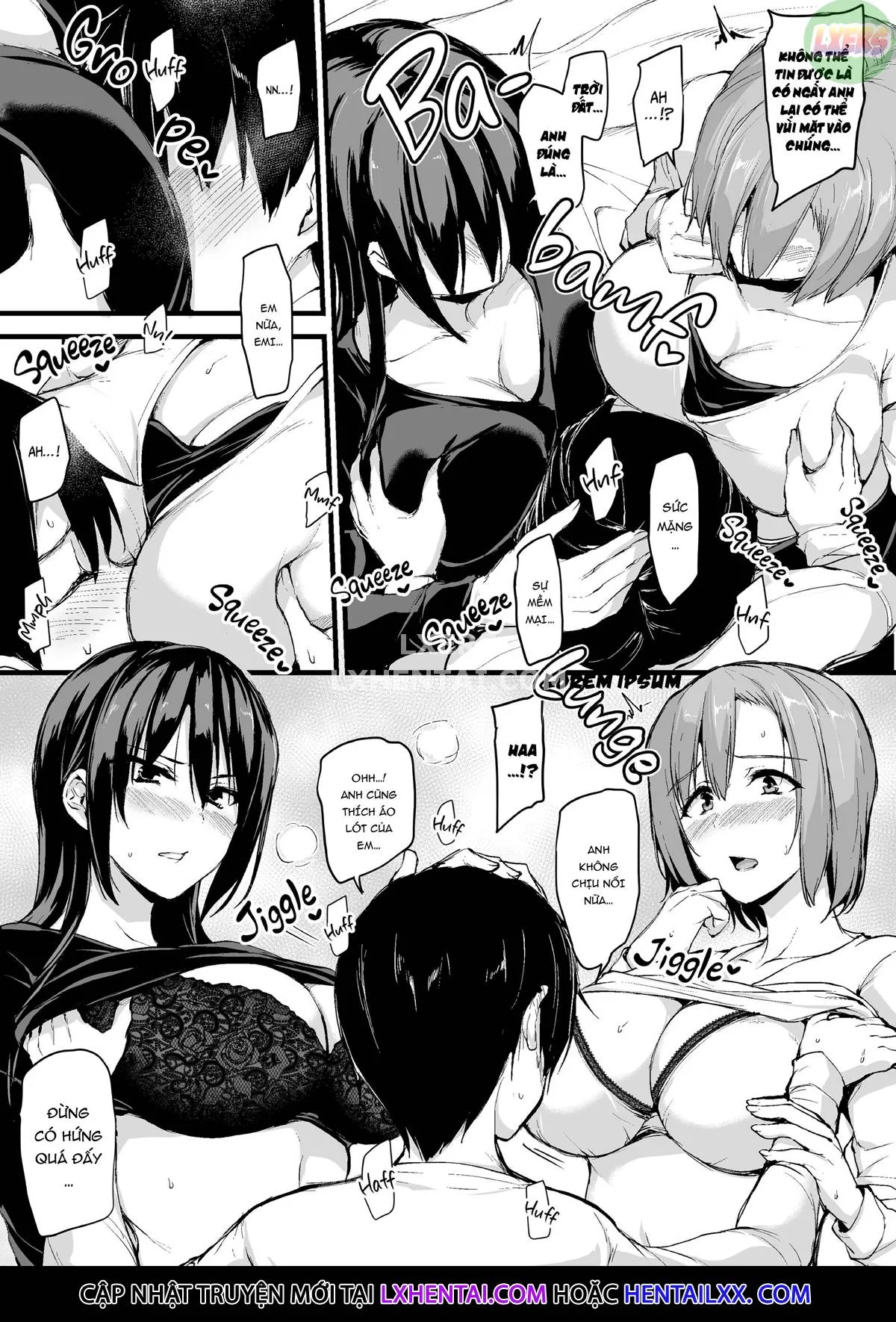 HentaiVN.net - Ảnh 11 - Kyonyuu ga Futari Inai to Bokki Shinai Otto no Tame ni Tomodachi o Tsurete Kita Tsuma - Chap 2