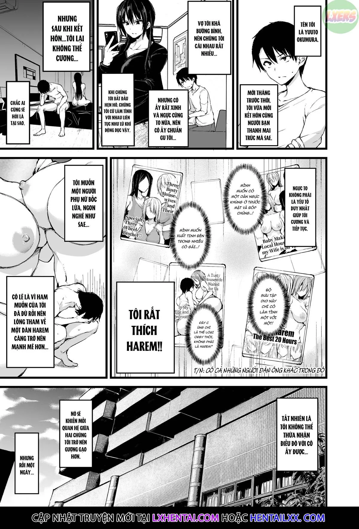 HentaiVN.net - Ảnh 3 - Kyonyuu ga Futari Inai to Bokki Shinai Otto no Tame ni Tomodachi o Tsurete Kita Tsuma - Chap 2