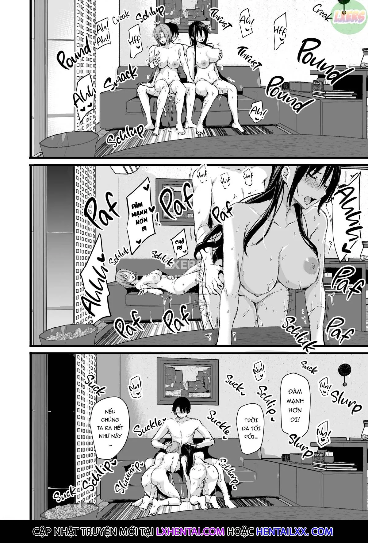 HentaiVN.net - Ảnh 48 - Kyonyuu ga Futari Inai to Bokki Shinai Otto no Tame ni Tomodachi o Tsurete Kita Tsuma - Chap 2