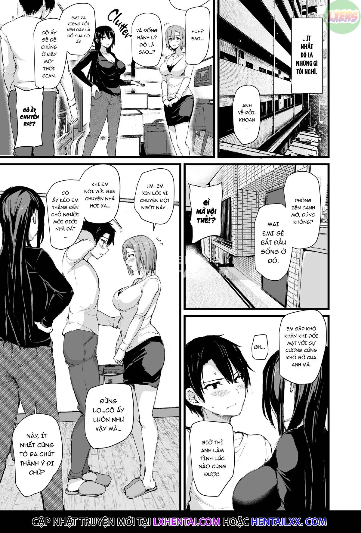 HentaiVN.net - Ảnh 55 - Kyonyuu ga Futari Inai to Bokki Shinai Otto no Tame ni Tomodachi o Tsurete Kita Tsuma - Chap 2