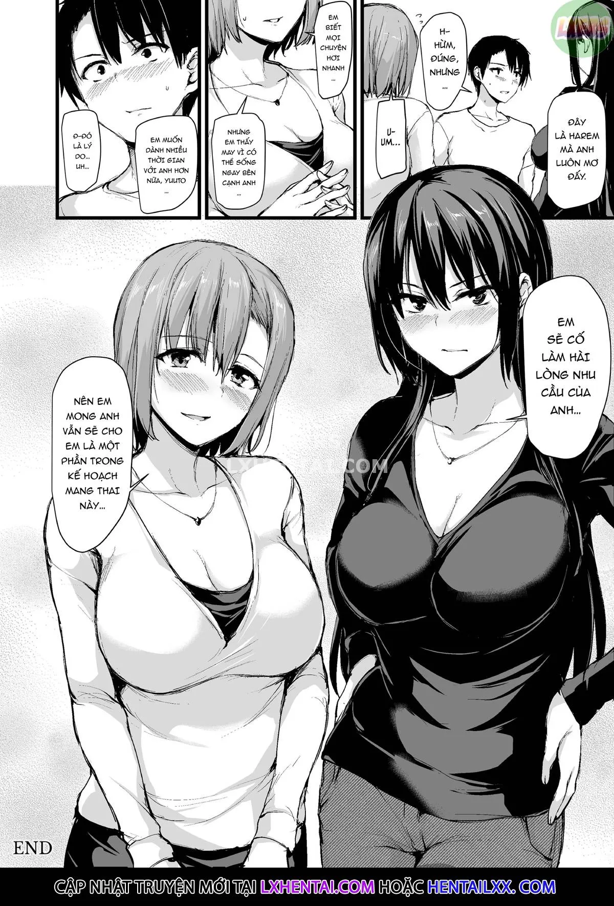 HentaiVN.net - Ảnh 56 - Kyonyuu ga Futari Inai to Bokki Shinai Otto no Tame ni Tomodachi o Tsurete Kita Tsuma - Chap 2