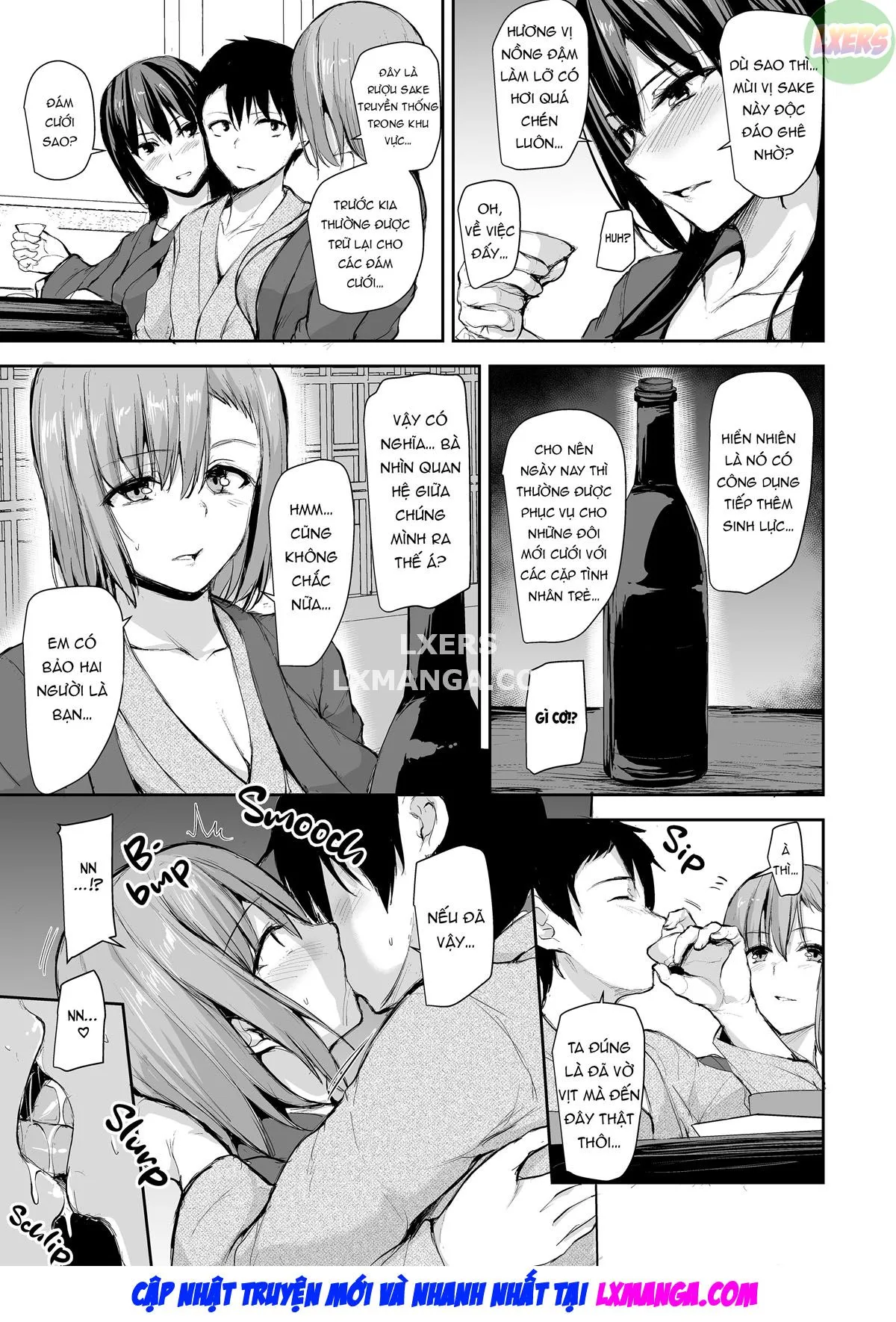 HentaiVN.net - Ảnh 28 - Kyonyuu ga Futari Inai to Bokki Shinai Otto no Tame ni Tomodachi o Tsurete Kita Tsuma - Chap 3