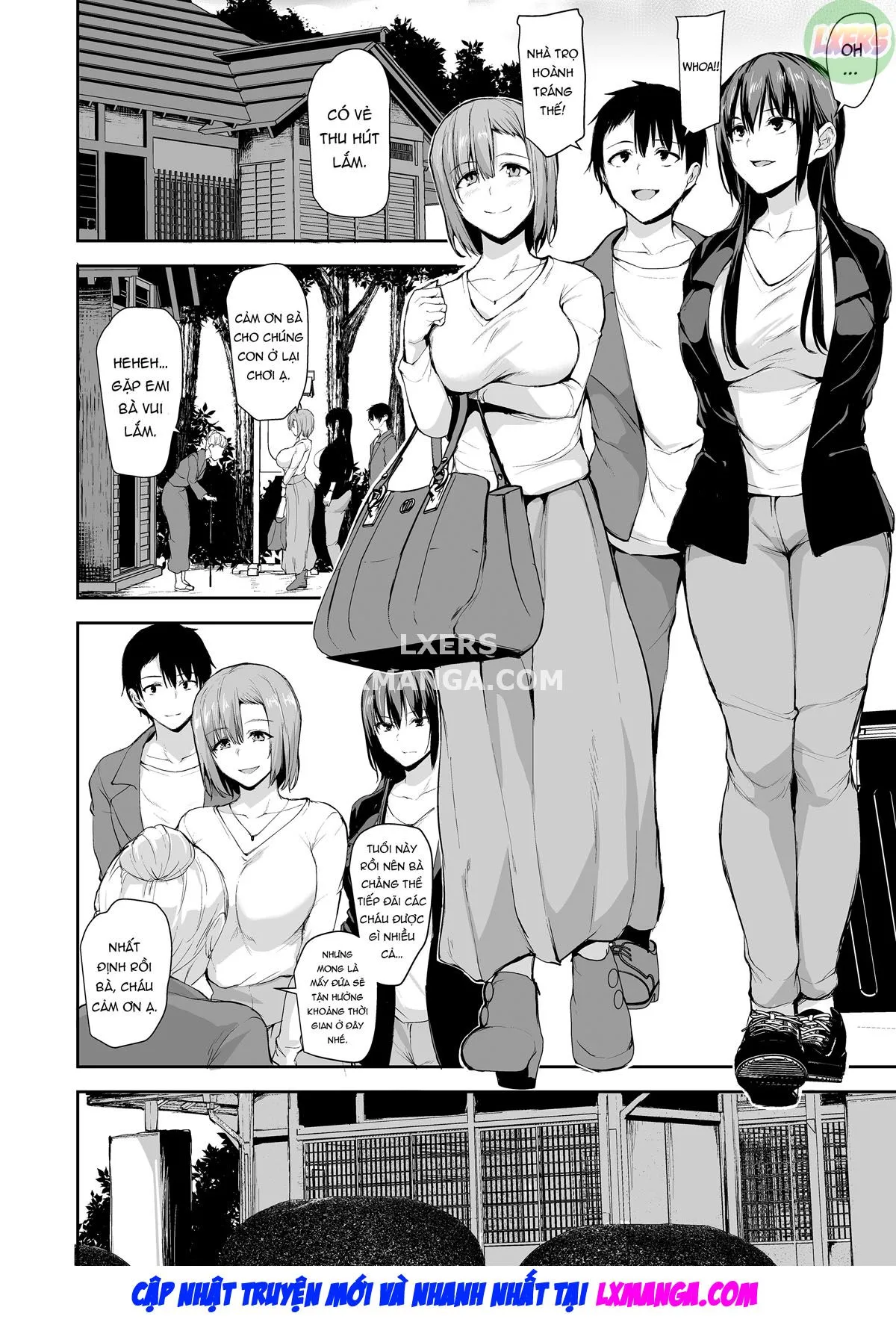 HentaiVN.net - Ảnh 8 - Kyonyuu ga Futari Inai to Bokki Shinai Otto no Tame ni Tomodachi o Tsurete Kita Tsuma - Chap 3