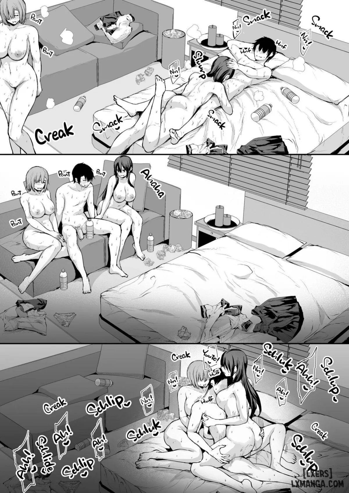 HentaiVN.net - Ảnh 62 - Kyonyuu ga Futari Inai to Bokki Shinai Otto no Tame ni Tomodachi o Tsurete Kita Tsuma - Chap 4
