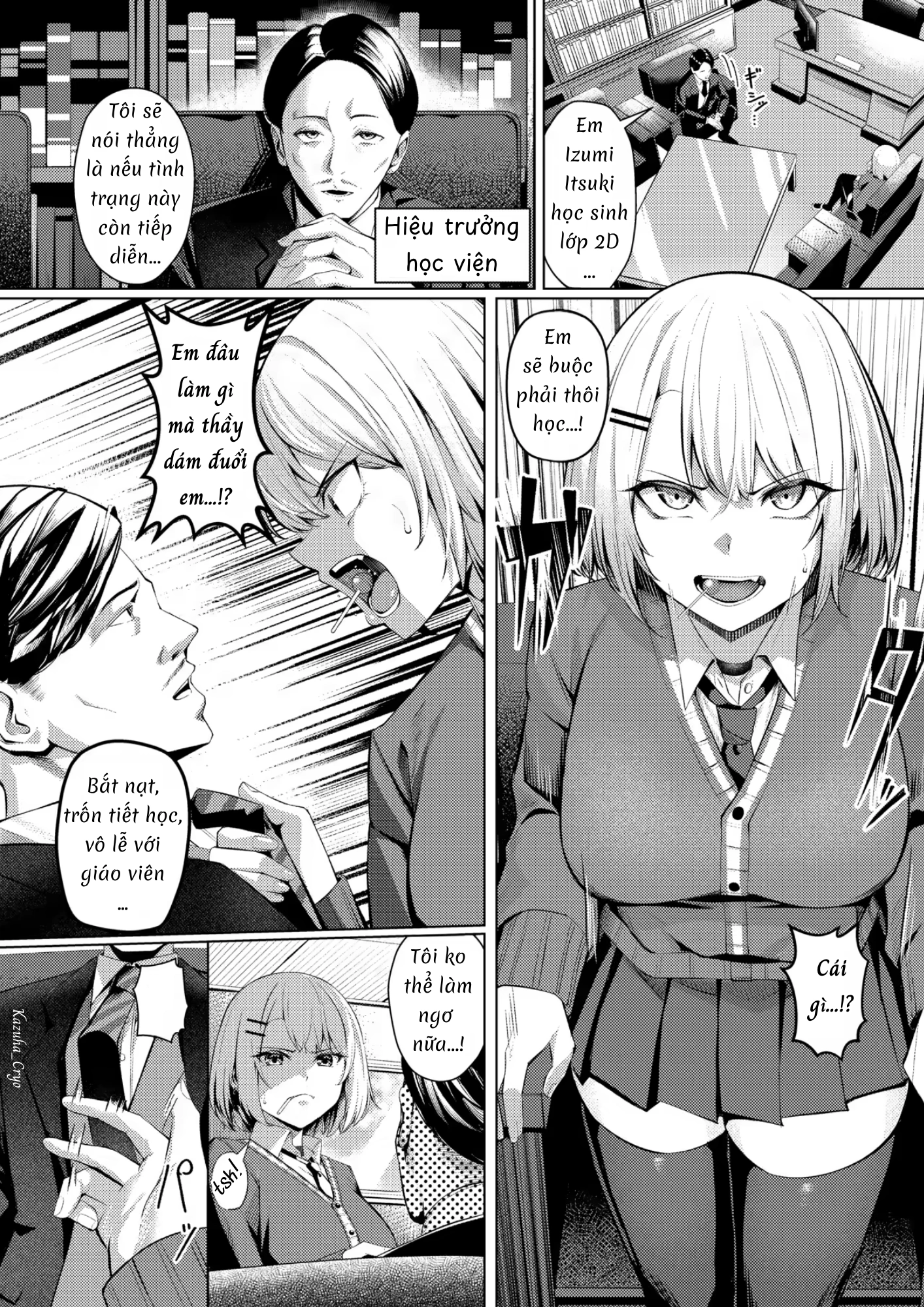 HentaiVN.net - Ảnh 4 - Dạy dỗ nữ sinh cá biệt - Chap 1