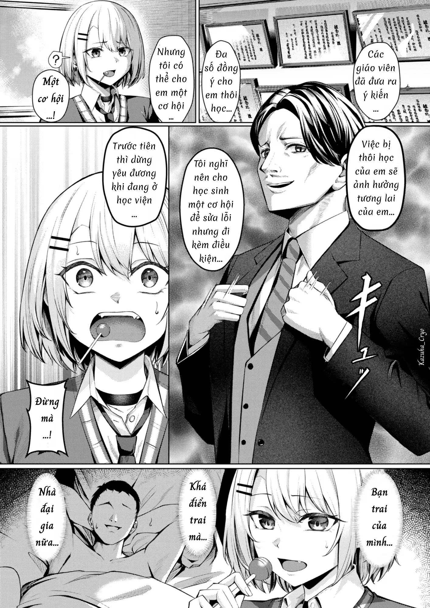 HentaiVN.net - Ảnh 5 - Dạy dỗ nữ sinh cá biệt - Chap 1