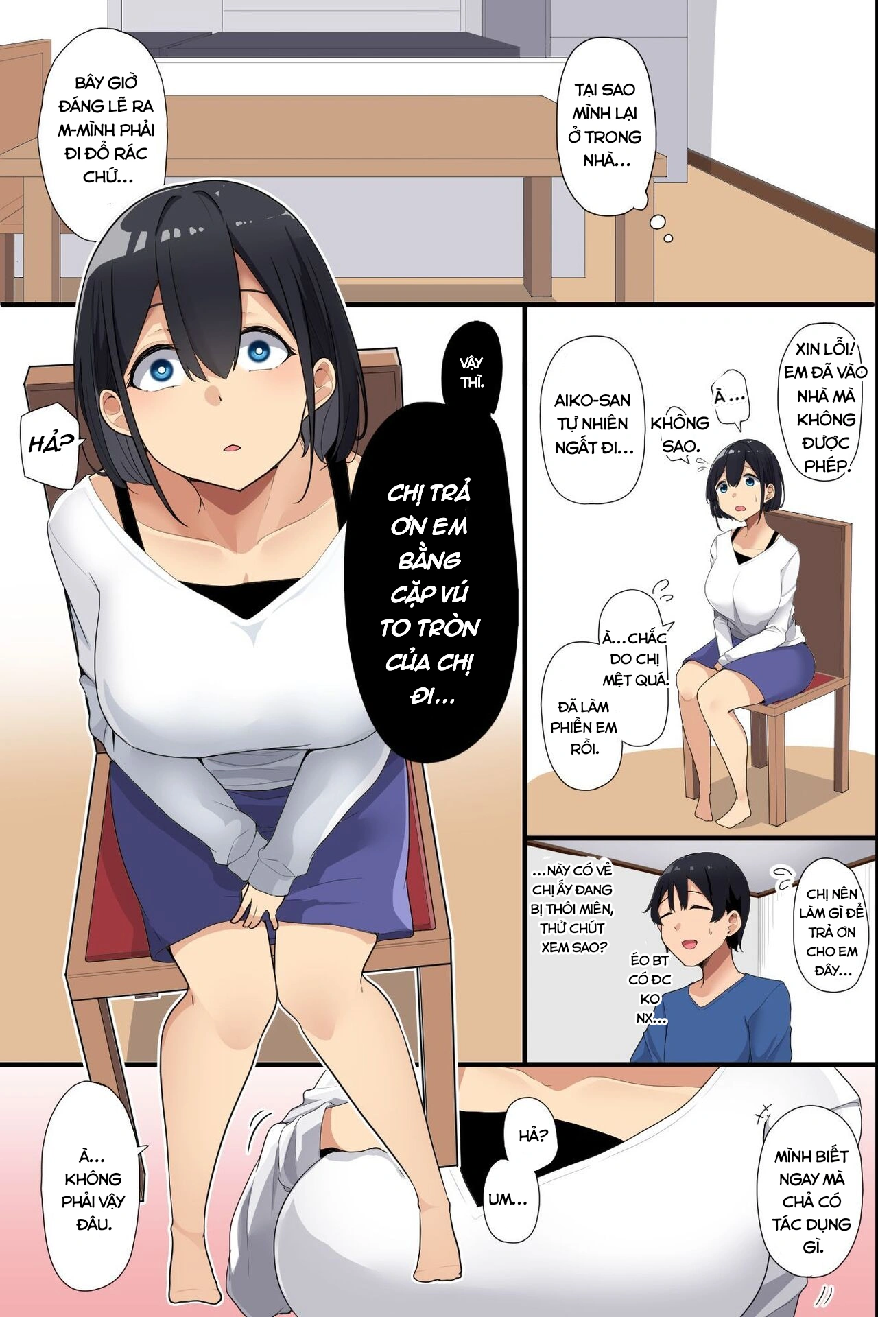 HentaiVN.net - Ảnh 8 - Dùng Ứng Dụng Thôi Miên : Tha Hoá Hai Mẹ Con Vó Tu Nhà Bên - Bộc lộ Bản Chất Của Goá Phụ và một JK Ngây Thơ. - Chap 1