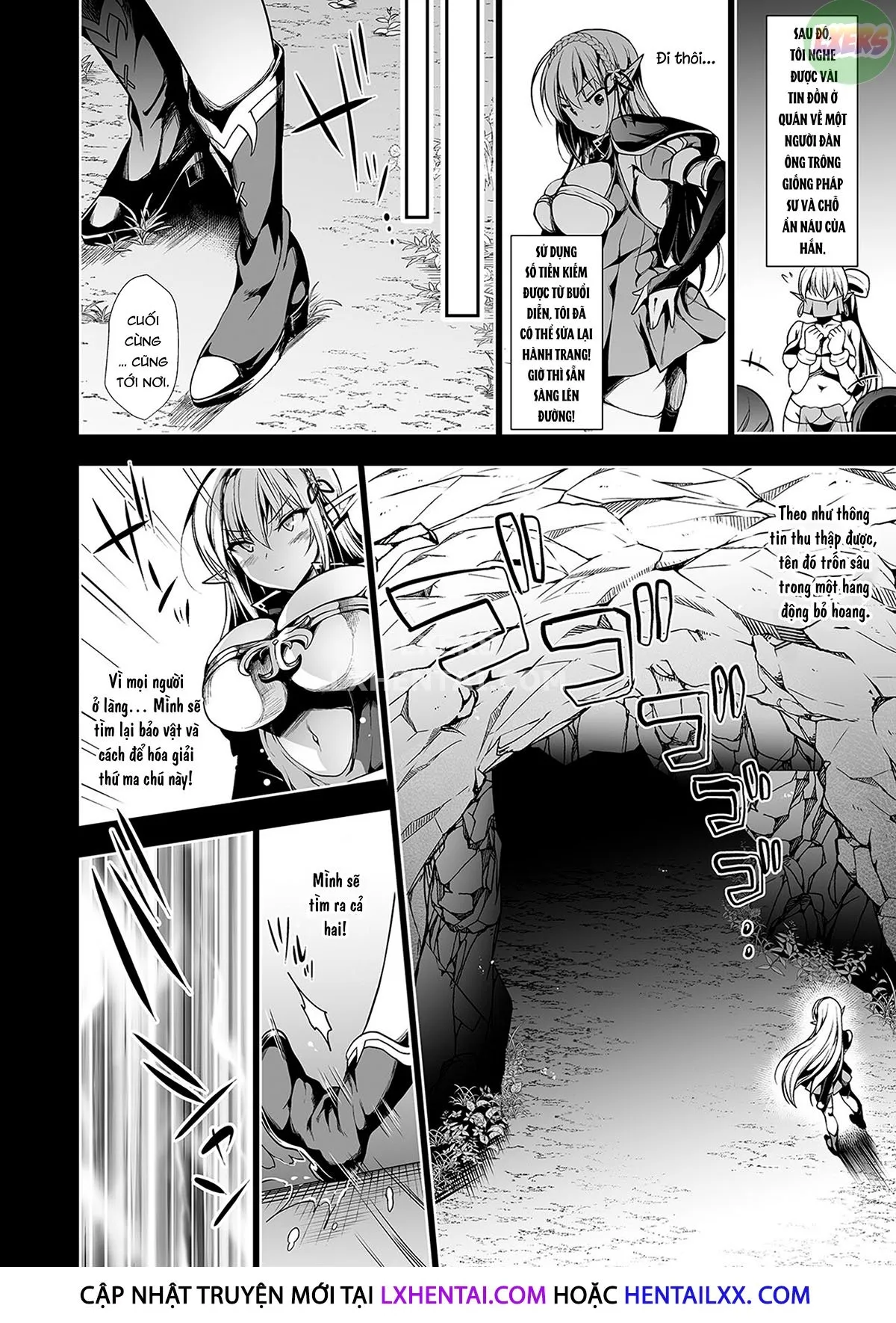 HentaiVN.net - Ảnh 23 - Elf ni Inmon o Tsukeru Hon [エルフに淫紋を付ける本] - Chap 1
