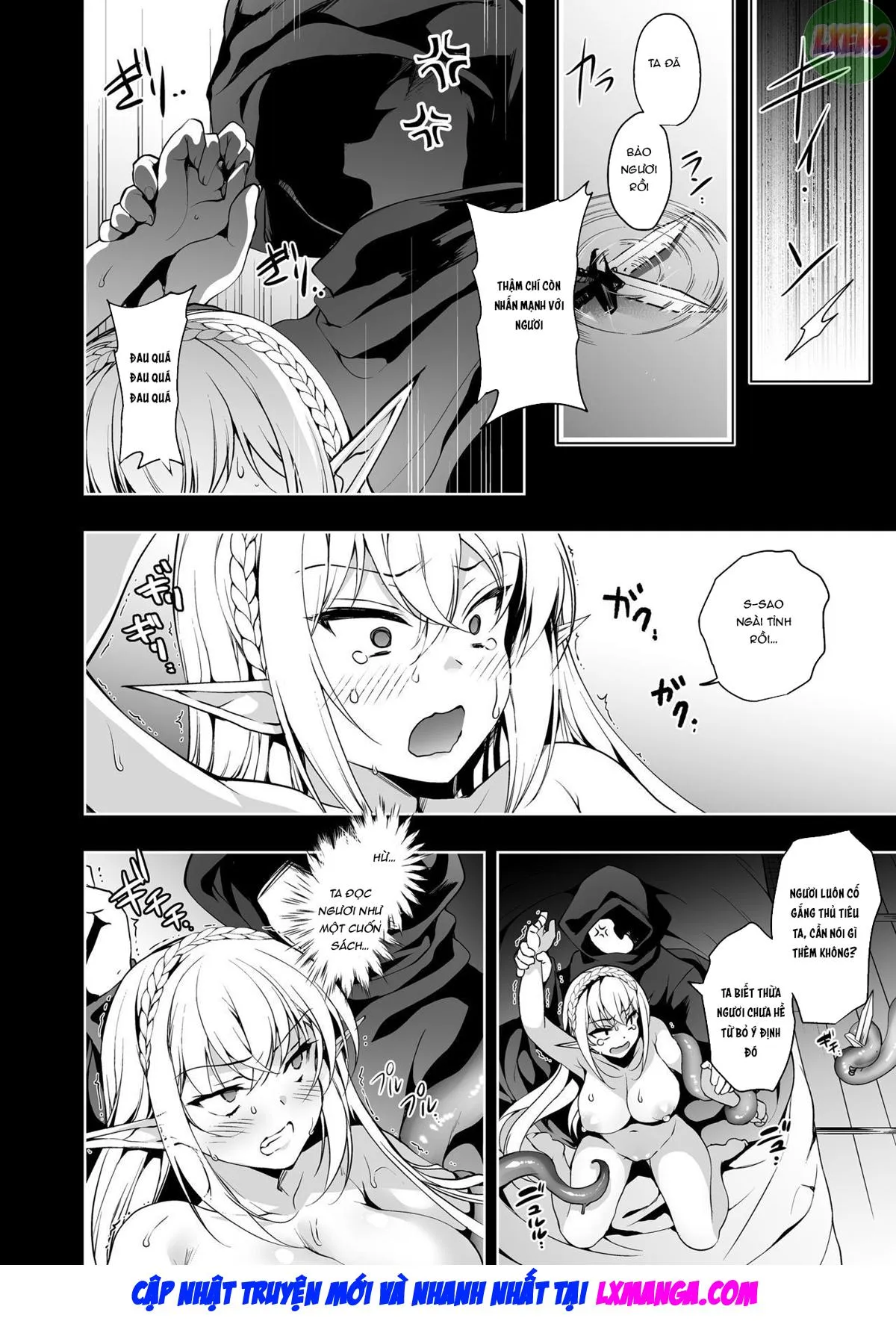 HentaiVN.net - Ảnh 25 - Elf ni Inmon o Tsukeru Hon [エルフに淫紋を付ける本] - Chap 2