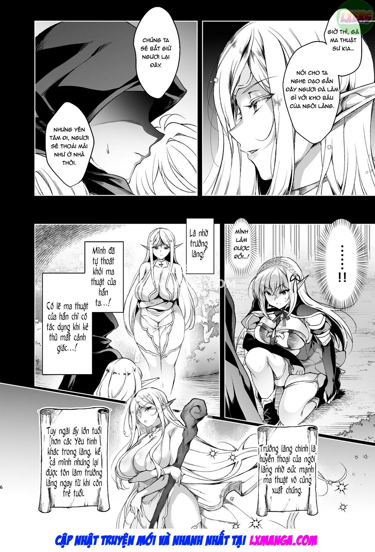 HentaiVN.net - Ảnh 10 - Elf ni Inmon o Tsukeru Hon [エルフに淫紋を付ける本] - Chap 3