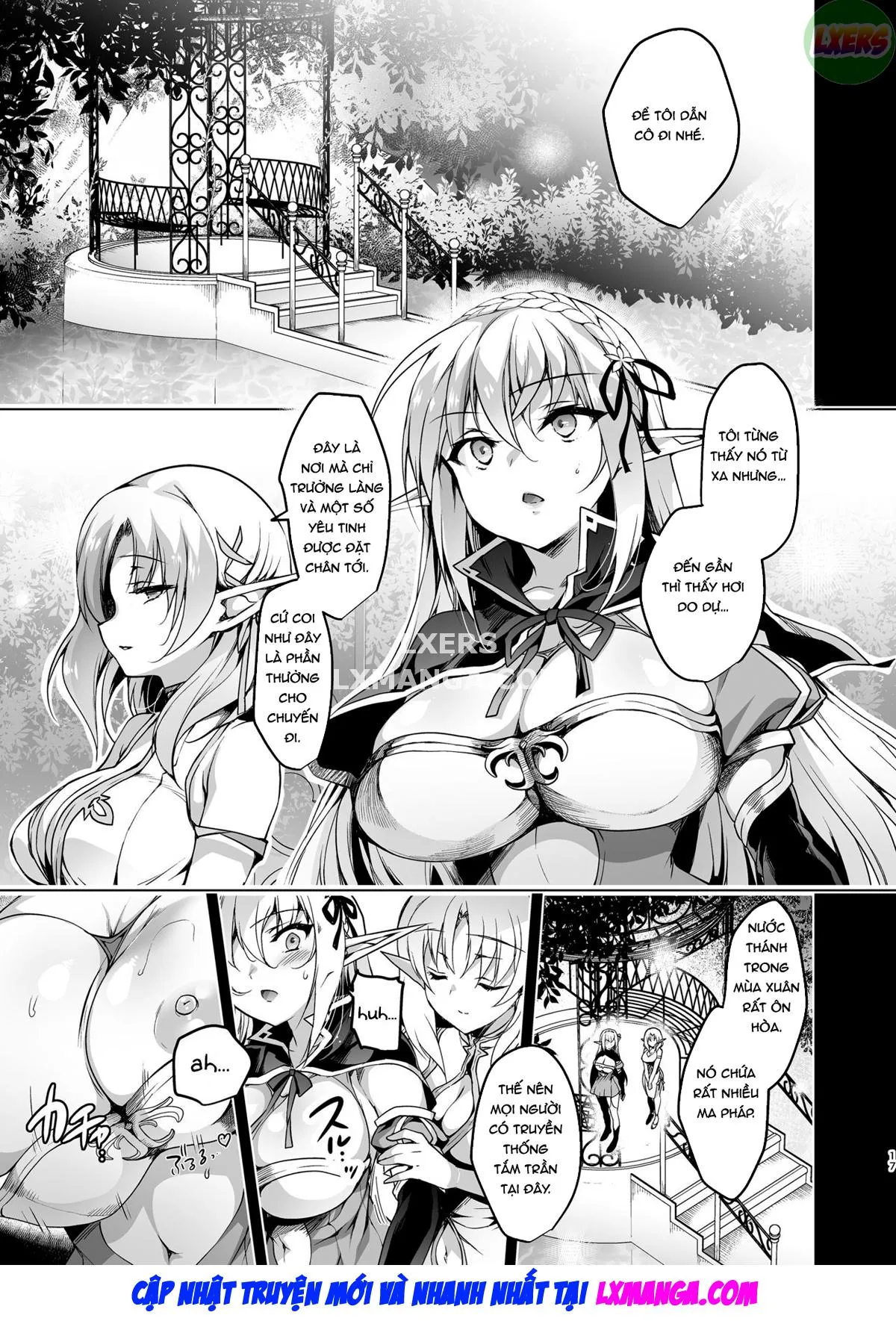 HentaiVN.net - Ảnh 21 - Elf ni Inmon o Tsukeru Hon [エルフに淫紋を付ける本] - Chap 3