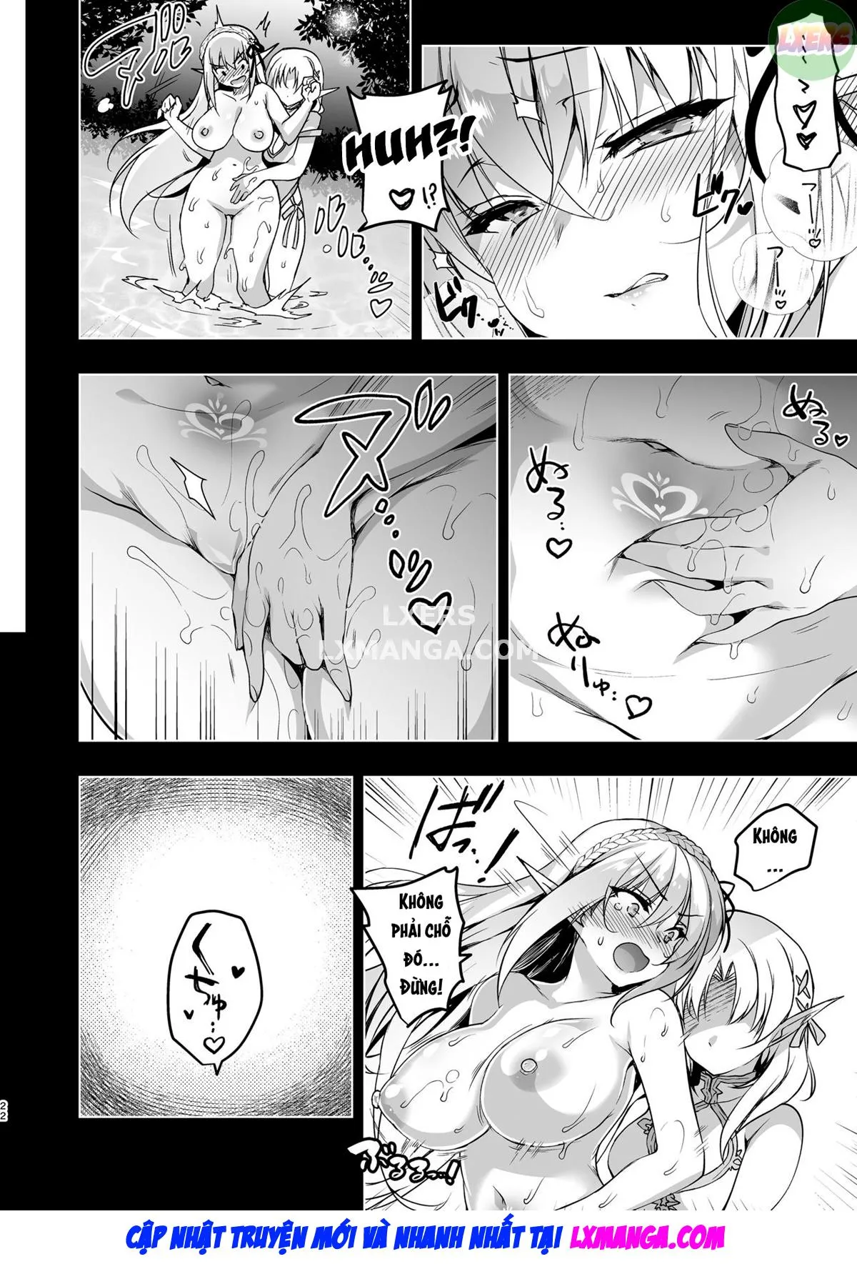 HentaiVN.net - Ảnh 26 - Elf ni Inmon o Tsukeru Hon [エルフに淫紋を付ける本] - Chap 3