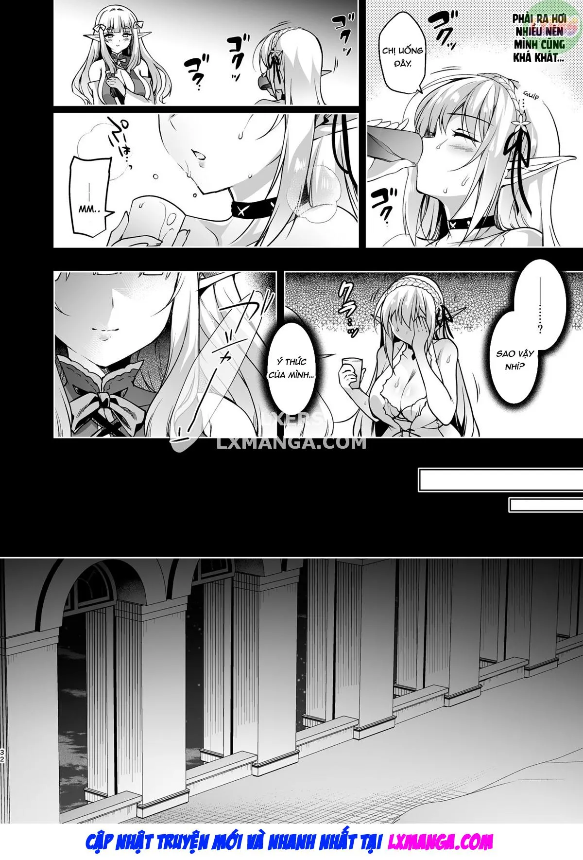 HentaiVN.net - Ảnh 36 - Elf ni Inmon o Tsukeru Hon [エルフに淫紋を付ける本] - Chap 3