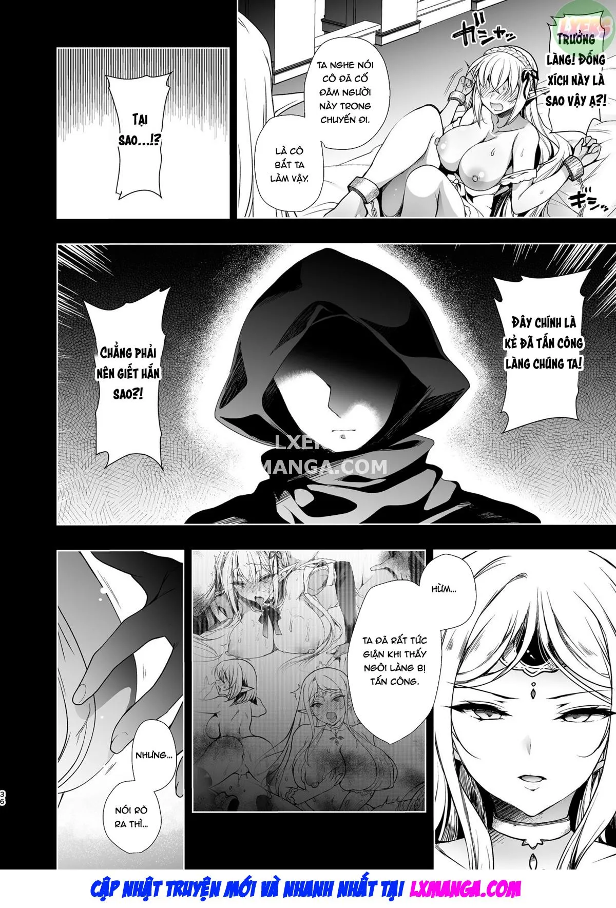 HentaiVN.net - Ảnh 40 - Elf ni Inmon o Tsukeru Hon [エルフに淫紋を付ける本] - Chap 3