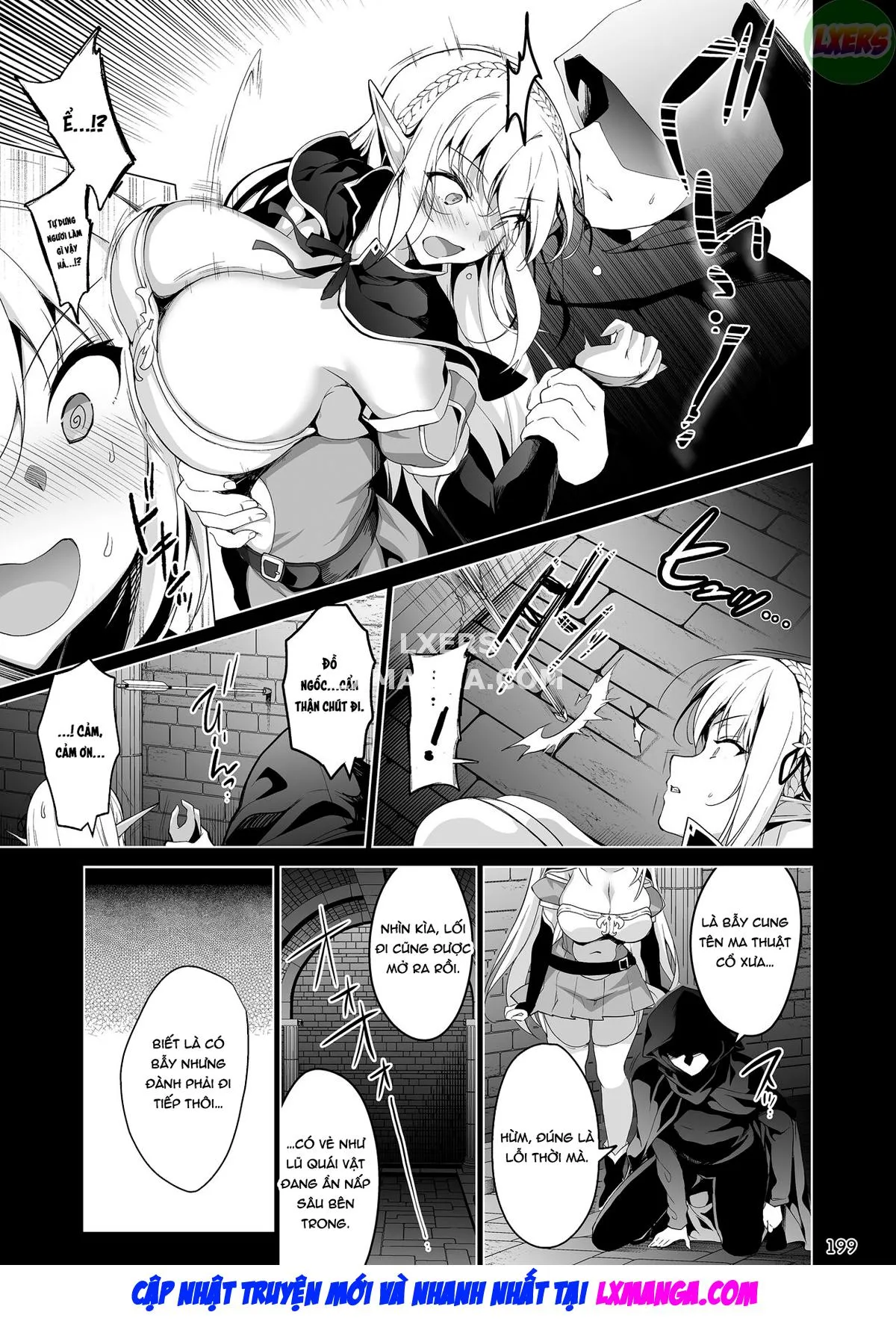 HentaiVN.net - Ảnh 26 - Elf ni Inmon o Tsukeru Hon [エルフに淫紋を付ける本] - Chap 4