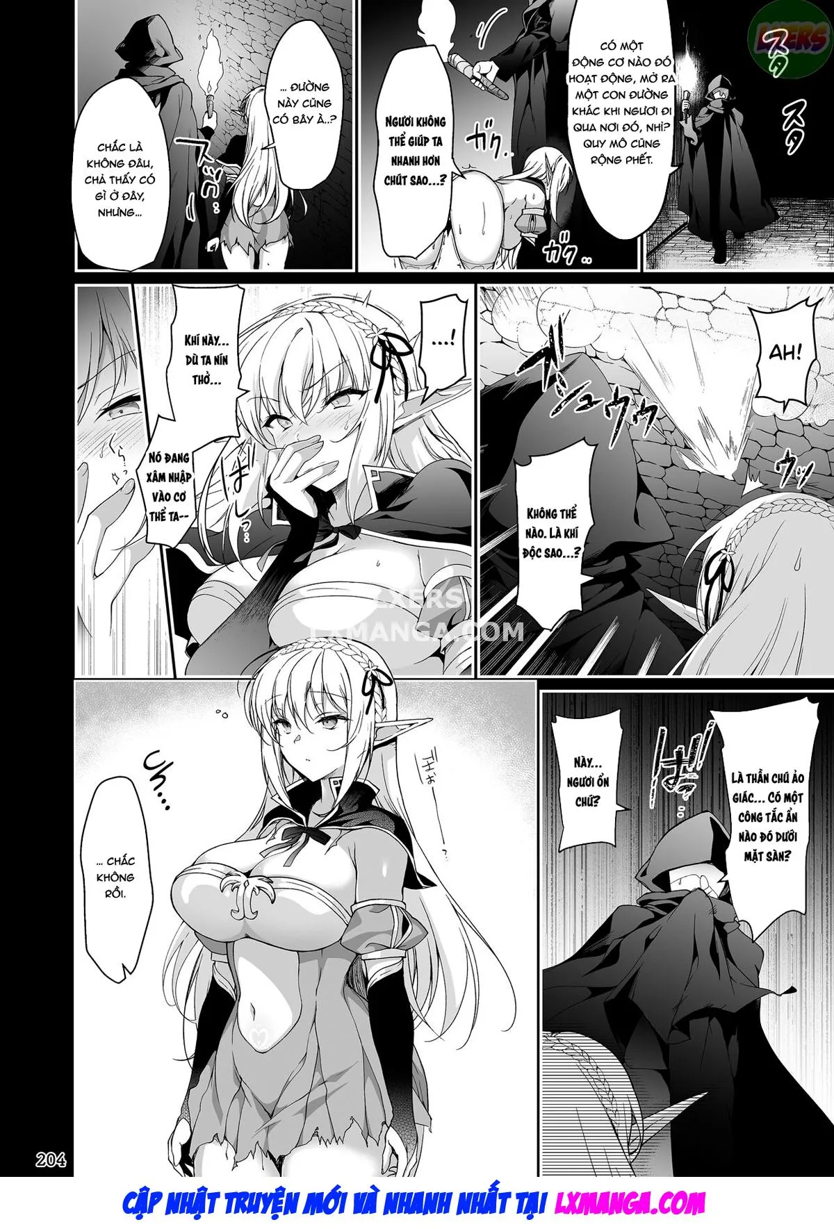 HentaiVN.net - Ảnh 31 - Elf ni Inmon o Tsukeru Hon [エルフに淫紋を付ける本] - Chap 4