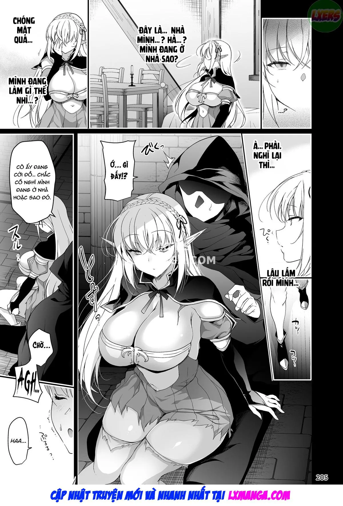 HentaiVN.net - Ảnh 32 - Elf ni Inmon o Tsukeru Hon [エルフに淫紋を付ける本] - Chap 4