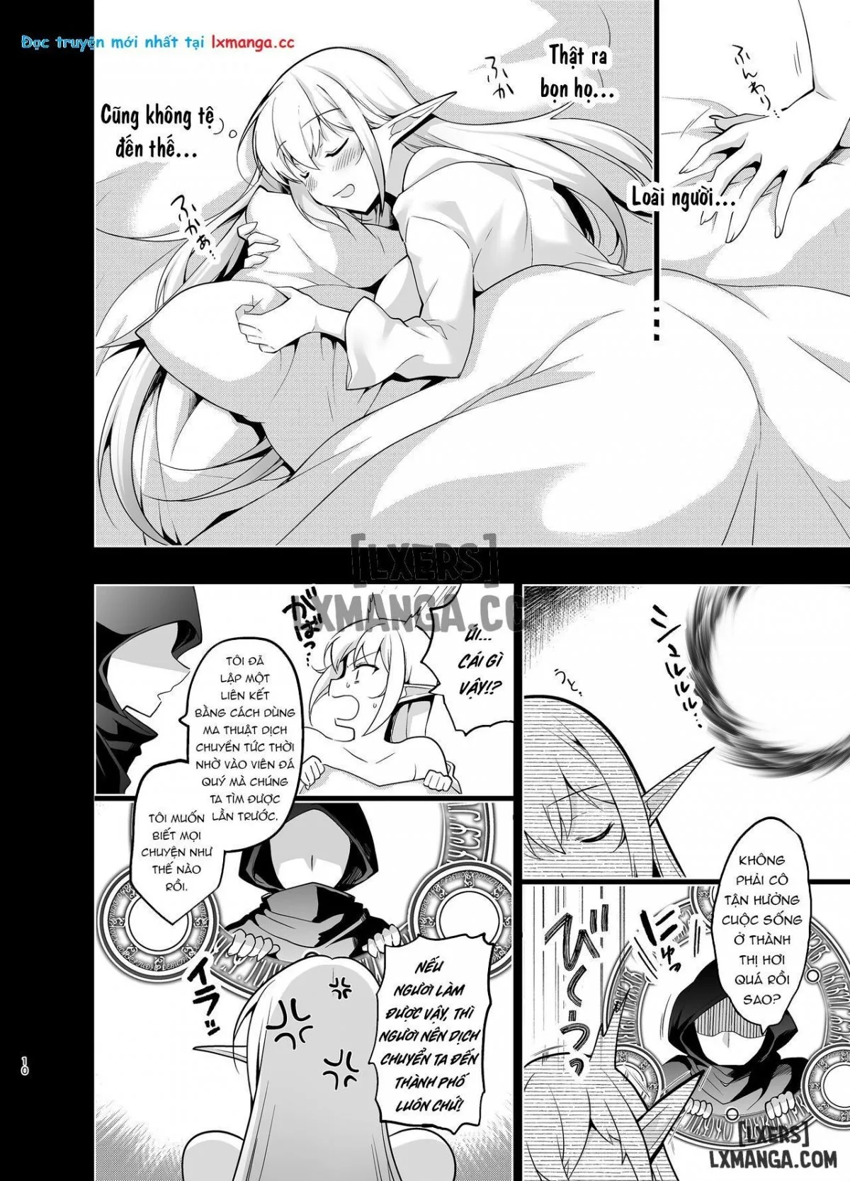 HentaiVN.net - Ảnh 10 - Elf ni Inmon o Tsukeru Hon [エルフに淫紋を付ける本] - Chap 5