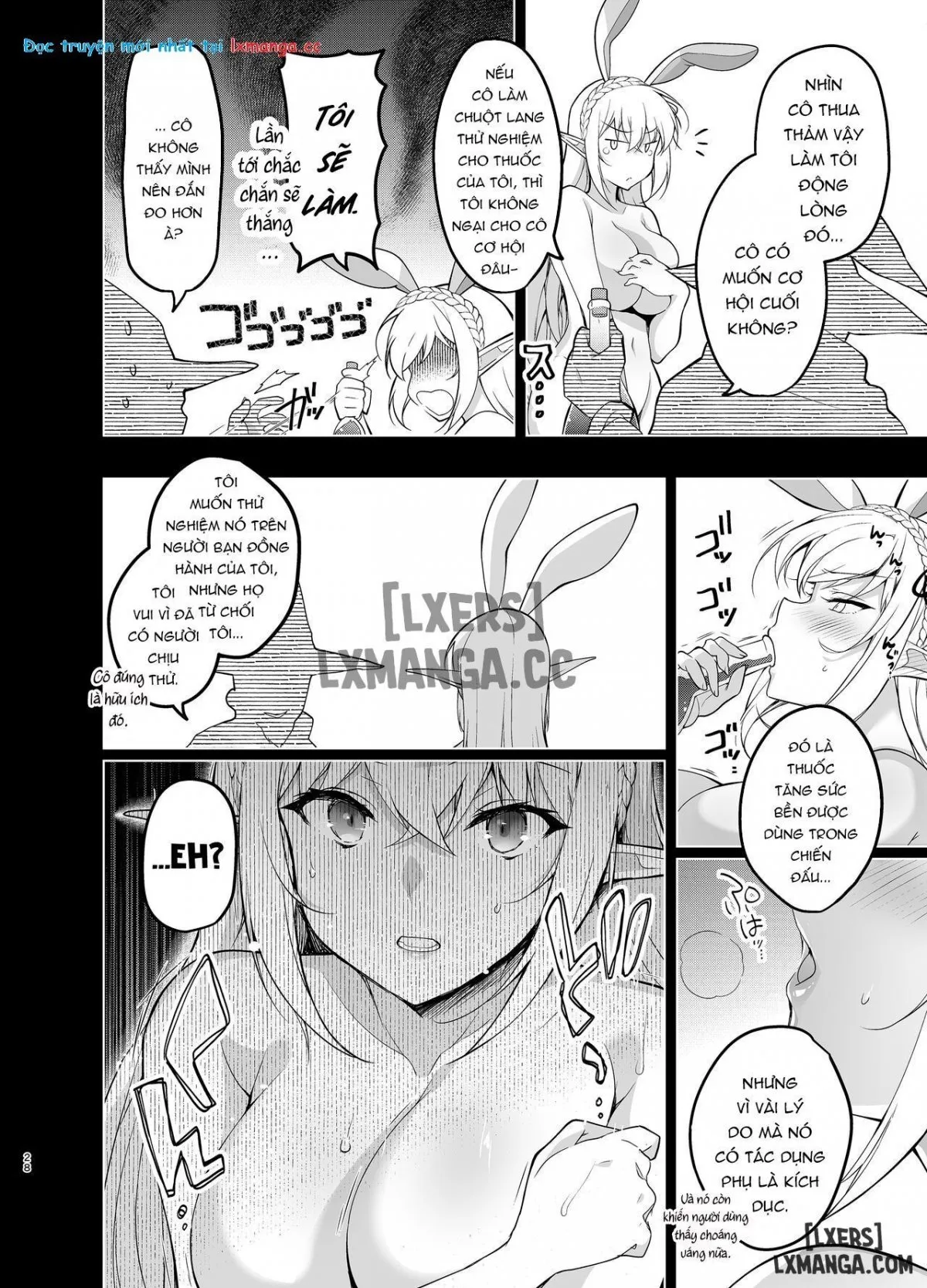 HentaiVN.net - Ảnh 28 - Elf ni Inmon o Tsukeru Hon [エルフに淫紋を付ける本] - Chap 5