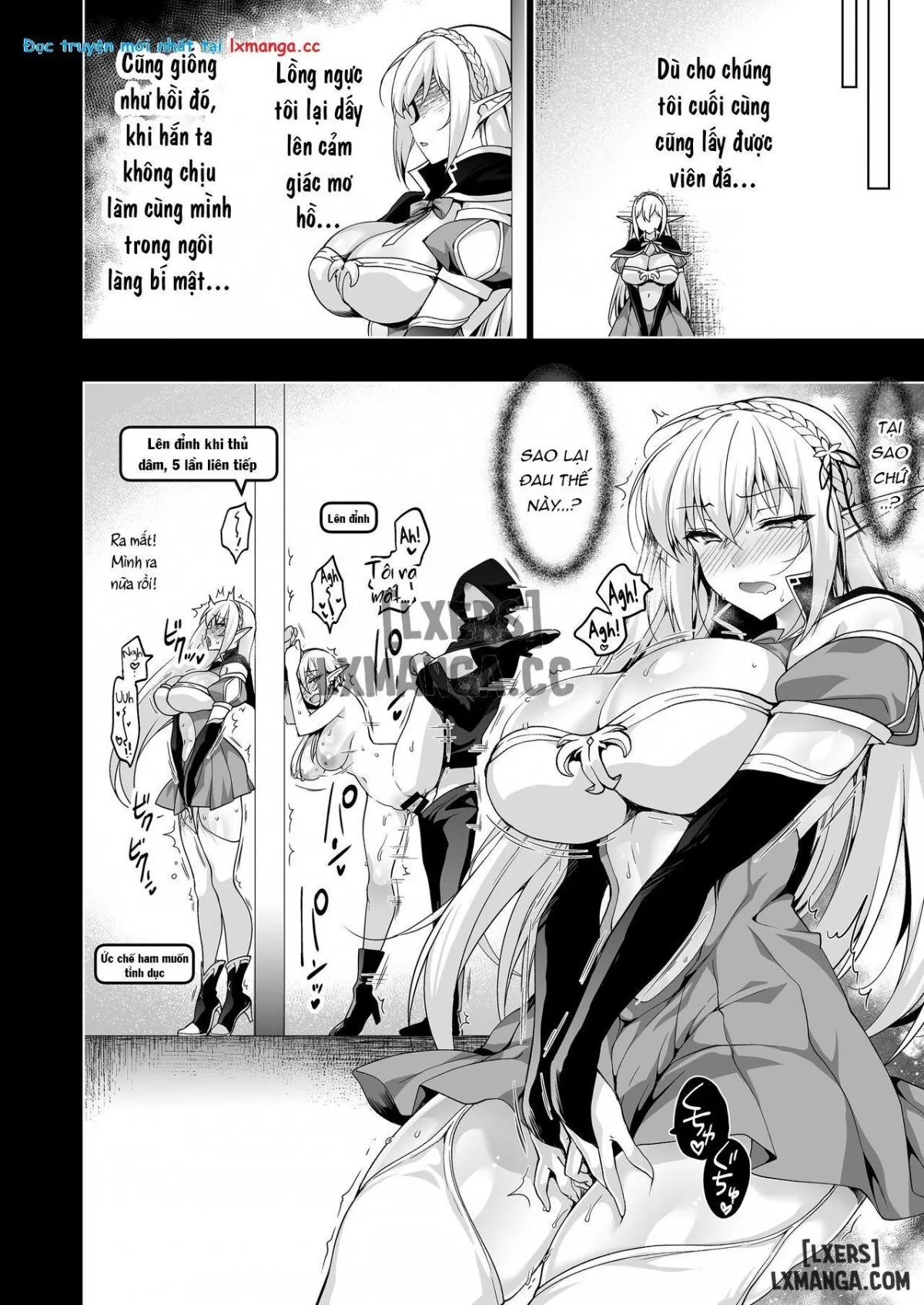 HentaiVN.net - Ảnh 60 - Elf ni Inmon o Tsukeru Hon [エルフに淫紋を付ける本] - Chap 6