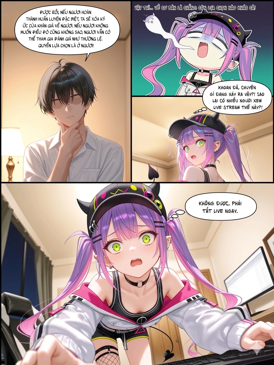 HentaiVN.net - Ảnh 12 - Buổi live huấn luyện tình dục cho tiểu quỷ - Chap 1