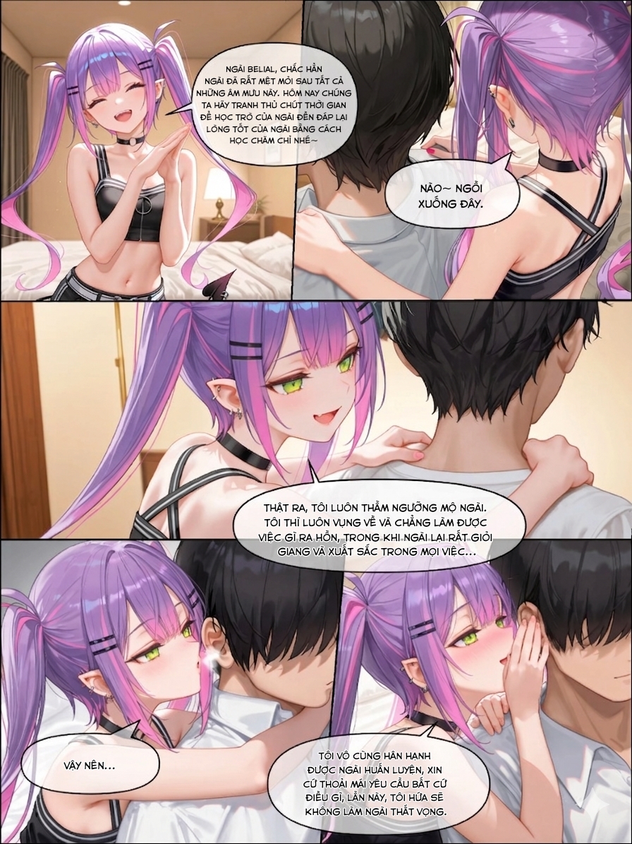 HentaiVN.net - Ảnh 15 - Buổi live huấn luyện tình dục cho tiểu quỷ - Chap 1