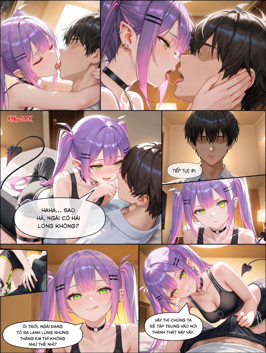 HentaiVN.net - Ảnh 17 - Buổi live huấn luyện tình dục cho tiểu quỷ - Chap 1