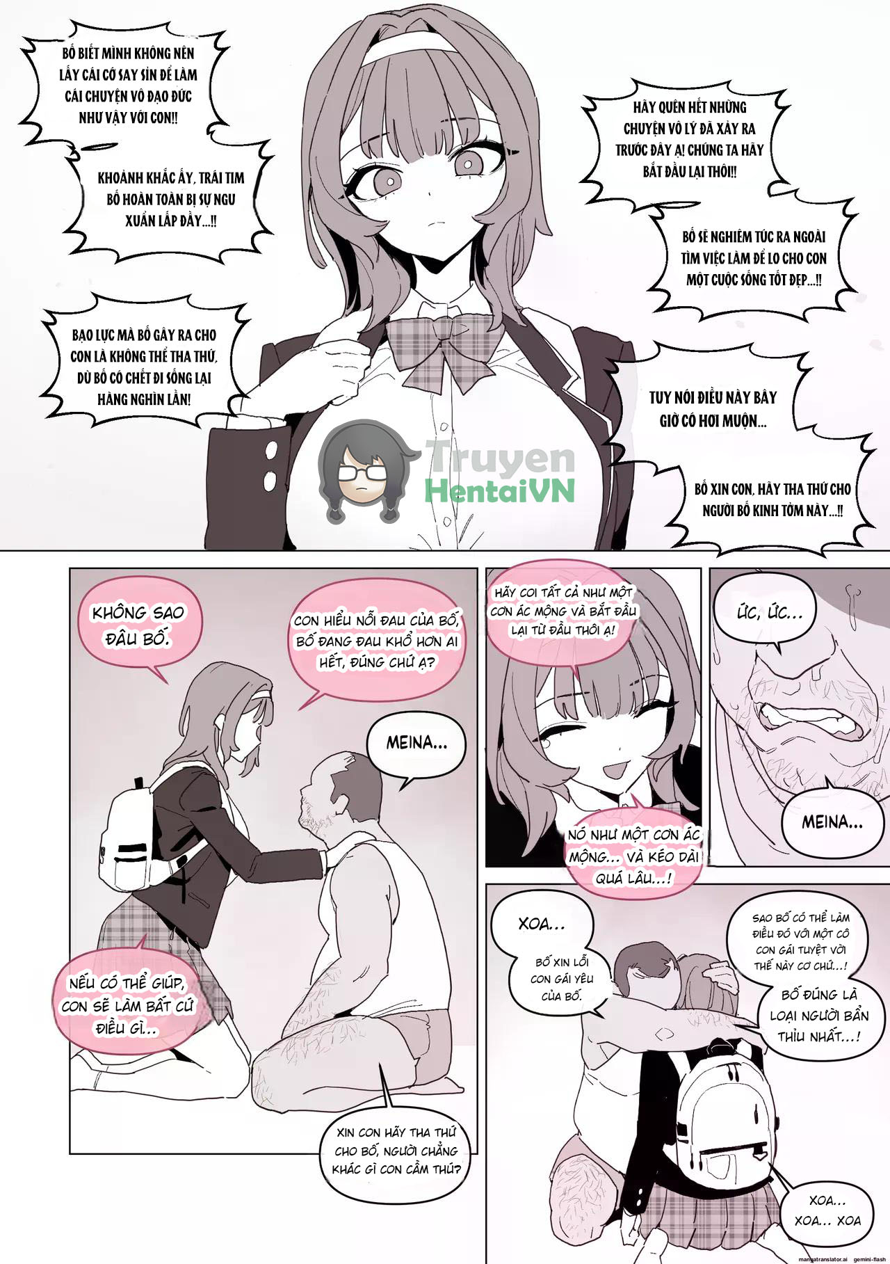 HentaiVN.net - Ảnh 12 - My wife gave birth to my wife - Chap 1