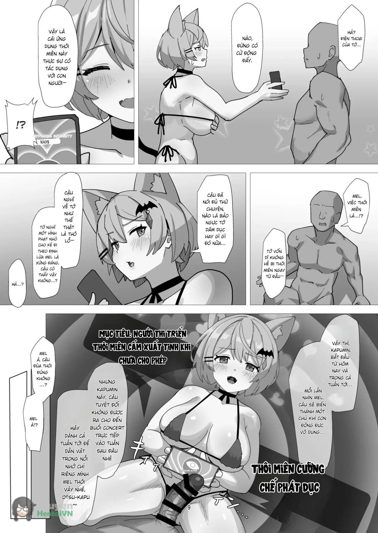 HentaiVN.net - Ảnh 9 - Genius Vampires Don't Fall for Hypnosis - Chap 1