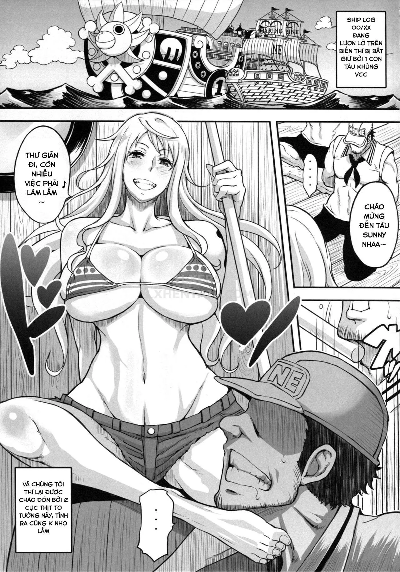 HentaiVN.net - Ảnh 5 - Rakuen Onna Kaizoku (One Piece) [Woman Pirate in Paradise] - Chap 3