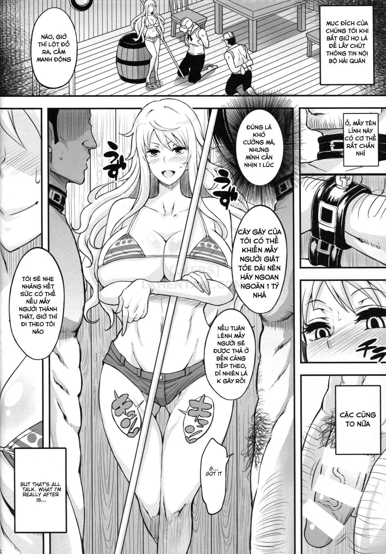 HentaiVN.net - Ảnh 6 - Rakuen Onna Kaizoku (One Piece) [Woman Pirate in Paradise] - Chap 3