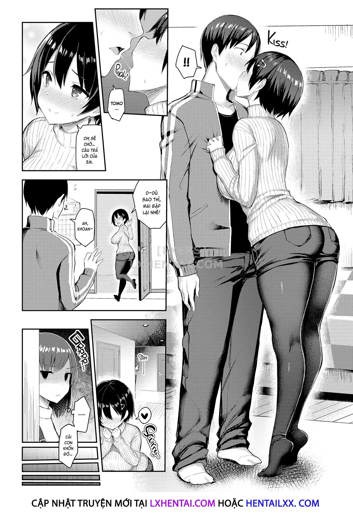 HentaiVN.net - Ảnh 12 - Holiday with My Busty Cousin - Chap 1
