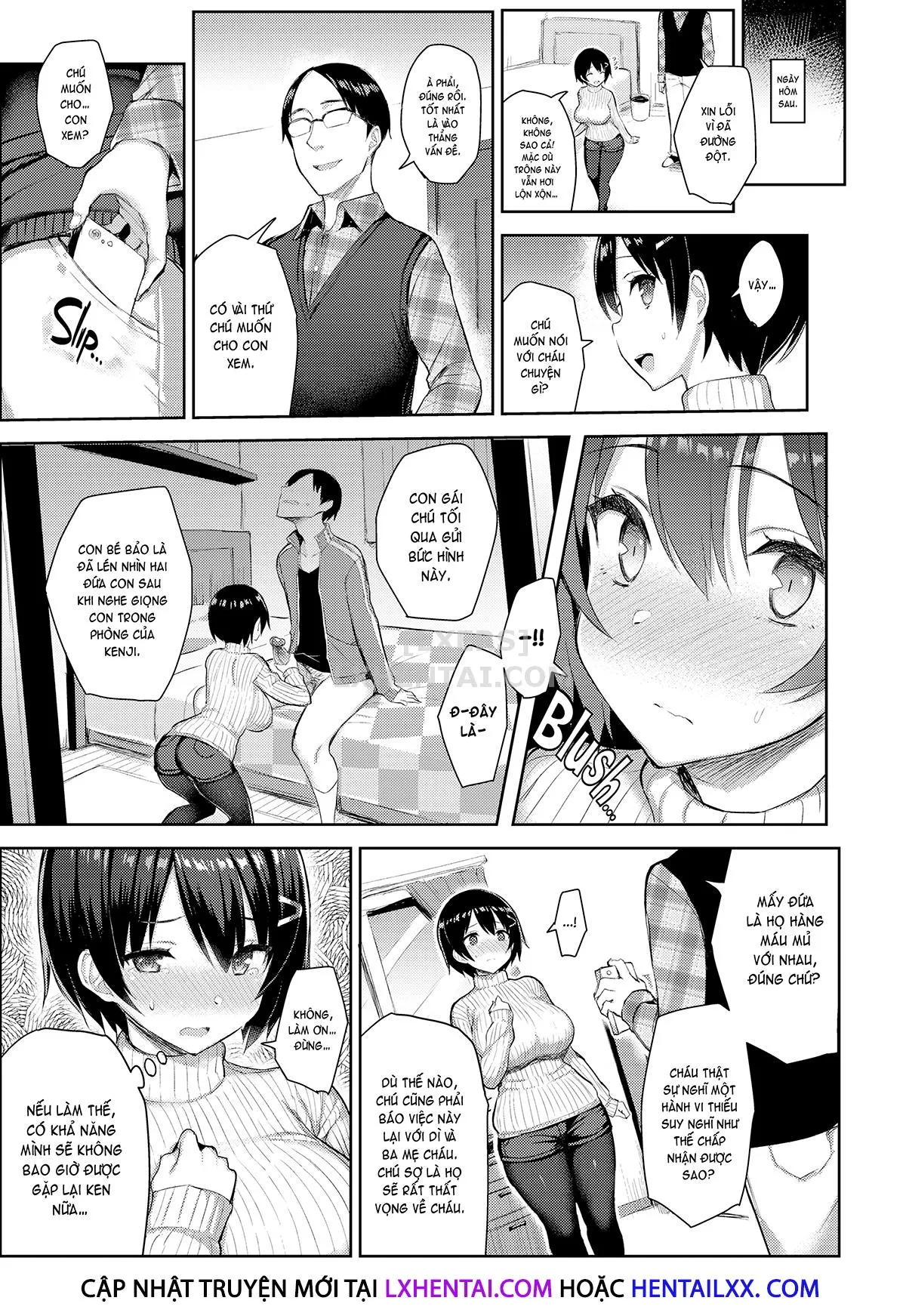 HentaiVN.net - Ảnh 13 - Holiday with My Busty Cousin - Chap 1