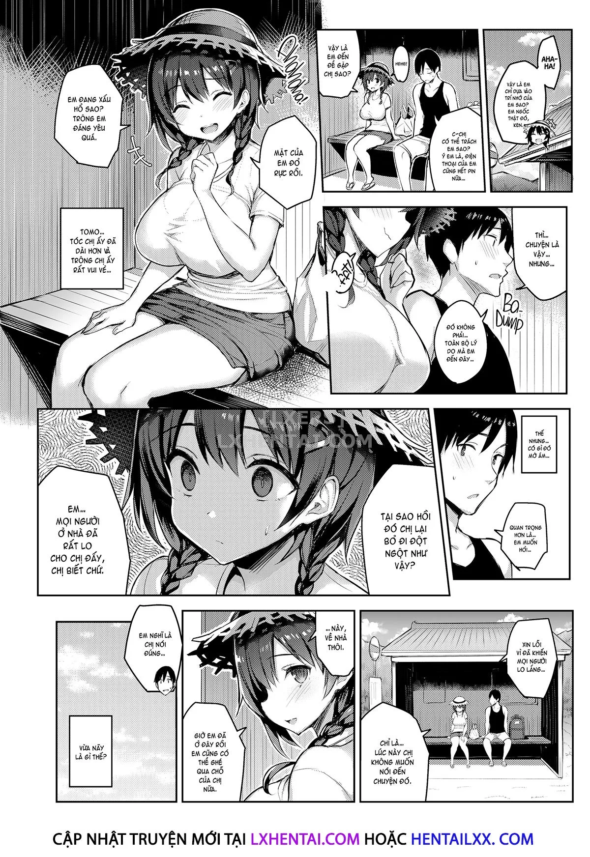 HentaiVN.net - Ảnh 5 - Holiday with My Busty Cousin - Chap 2