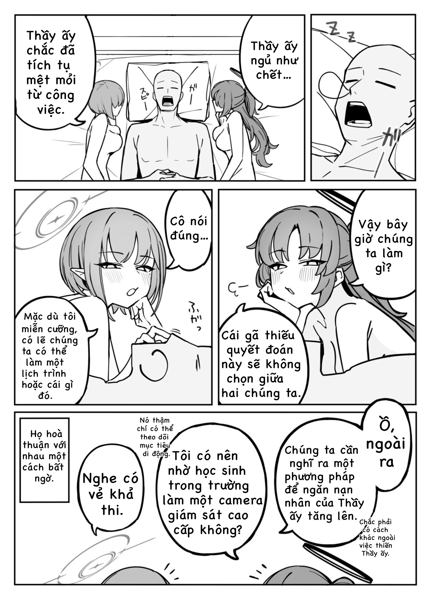 HentaiVN.net - Ảnh 18 - TỔNG QUYẾT TOÁN VÀ KẺ SỬ DỤNG SỐ HỌC [Blue Archive] - Chap 1