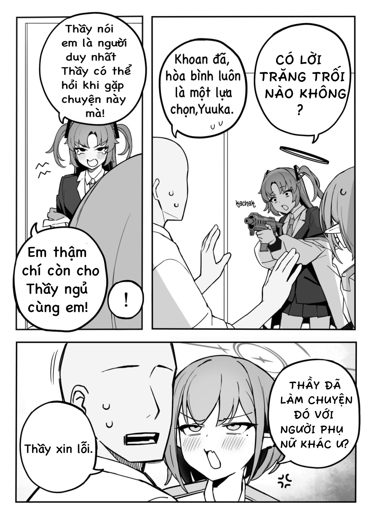 HentaiVN.net - Ảnh 3 - TỔNG QUYẾT TOÁN VÀ KẺ SỬ DỤNG SỐ HỌC [Blue Archive] - Chap 1