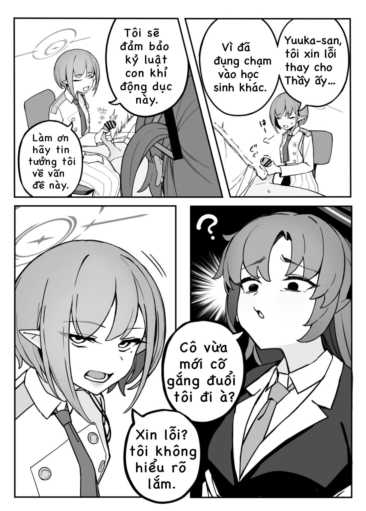 HentaiVN.net - Ảnh 4 - TỔNG QUYẾT TOÁN VÀ KẺ SỬ DỤNG SỐ HỌC [Blue Archive] - Chap 1