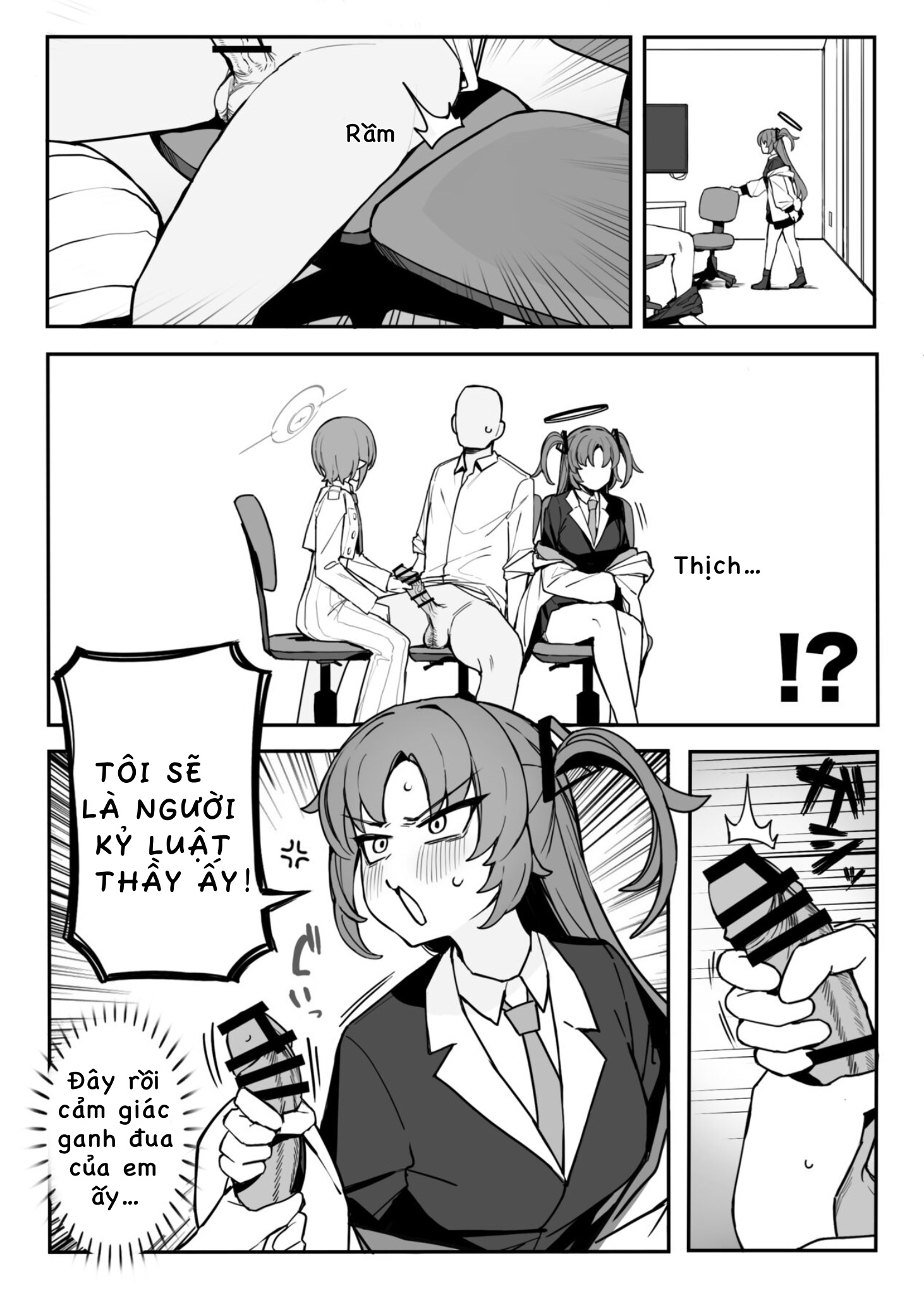 HentaiVN.net - Ảnh 5 - TỔNG QUYẾT TOÁN VÀ KẺ SỬ DỤNG SỐ HỌC [Blue Archive] - Chap 1