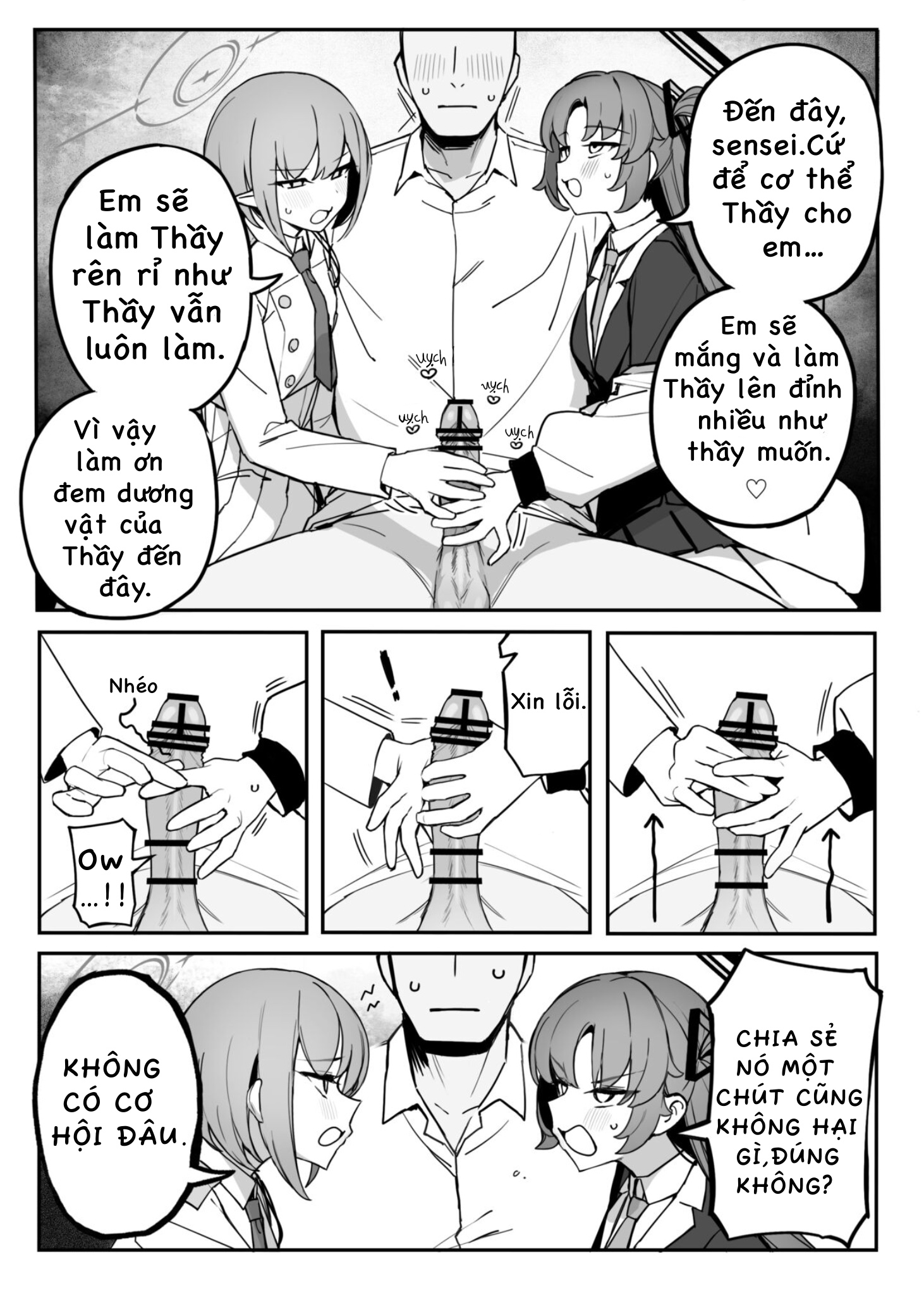 HentaiVN.net - Ảnh 6 - TỔNG QUYẾT TOÁN VÀ KẺ SỬ DỤNG SỐ HỌC [Blue Archive] - Chap 1